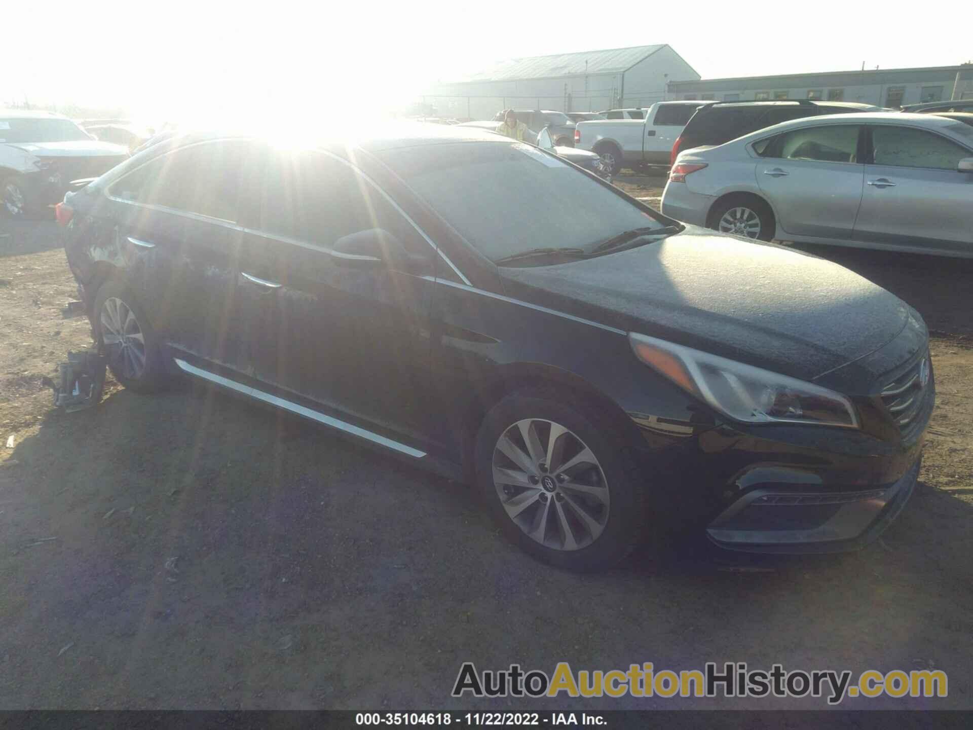 HYUNDAI SONATA 2.4L SPORT, 5NPE34AF2GH292383