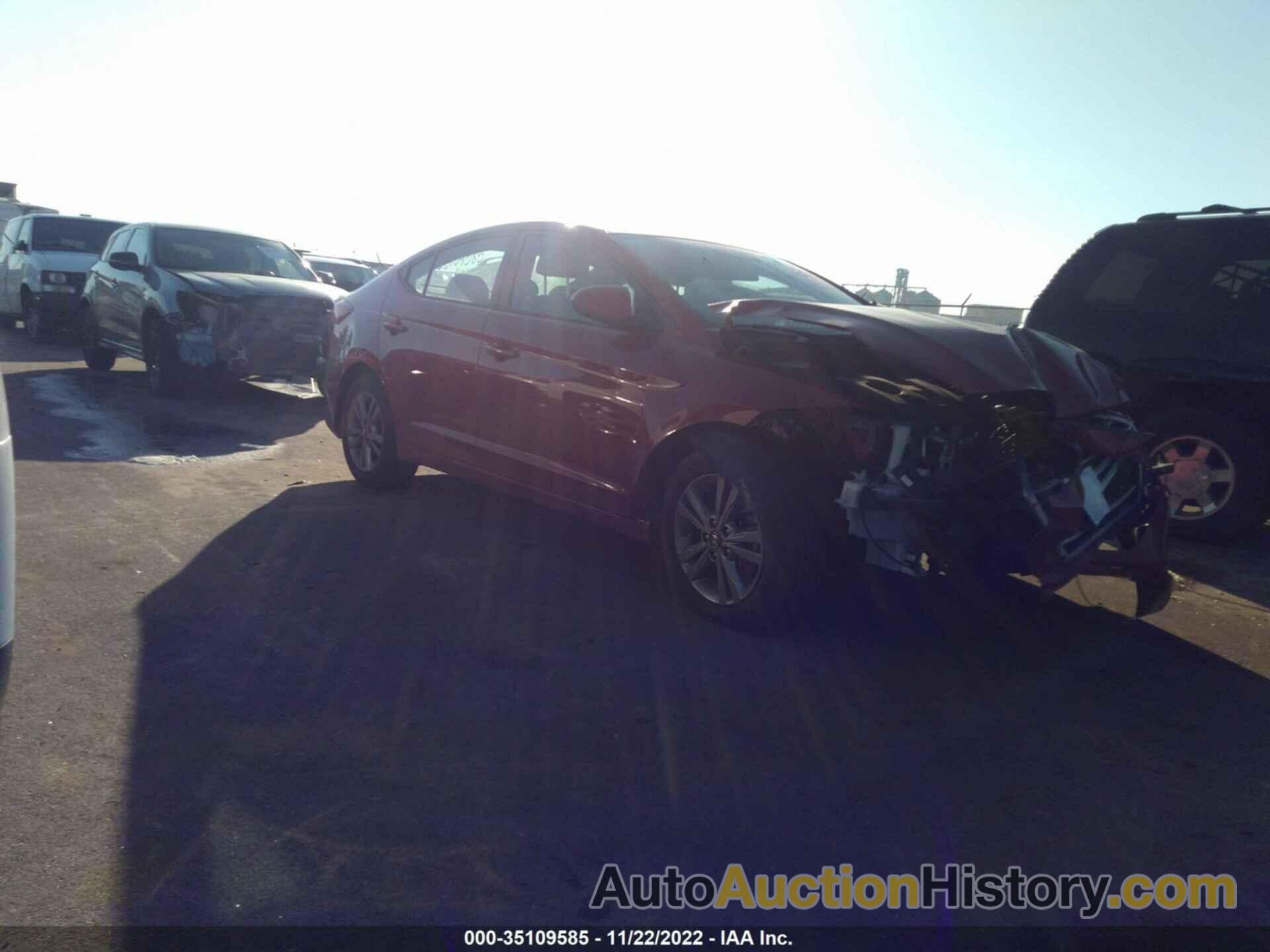 HYUNDAI ELANTRA SEL, KMHD84LFXJU623861