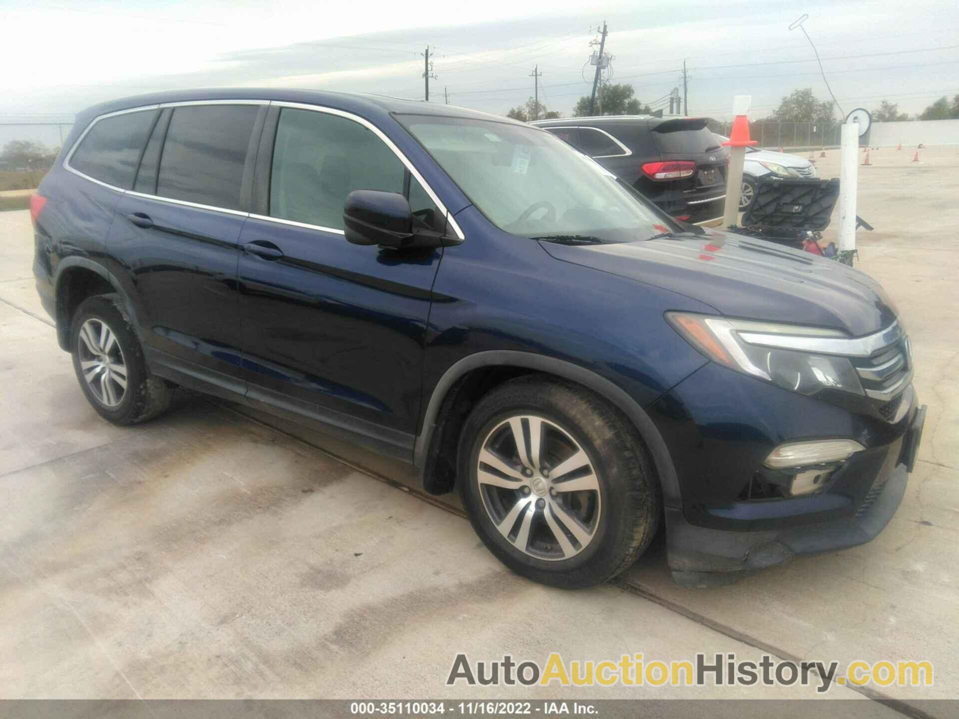 HONDA PILOT EX-L, 5FNYF5H55GB004250