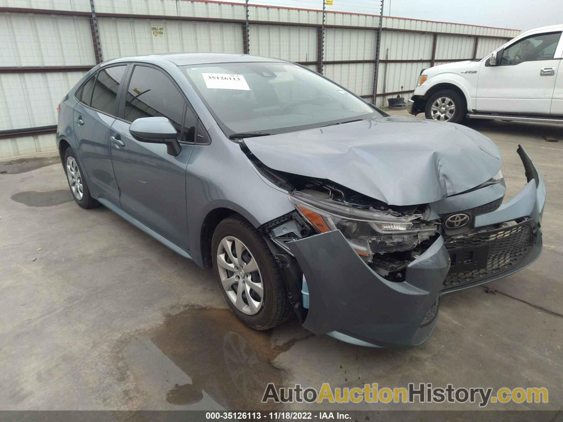 TOYOTA COROLLA LE, JTDEPMAE6NJ217475