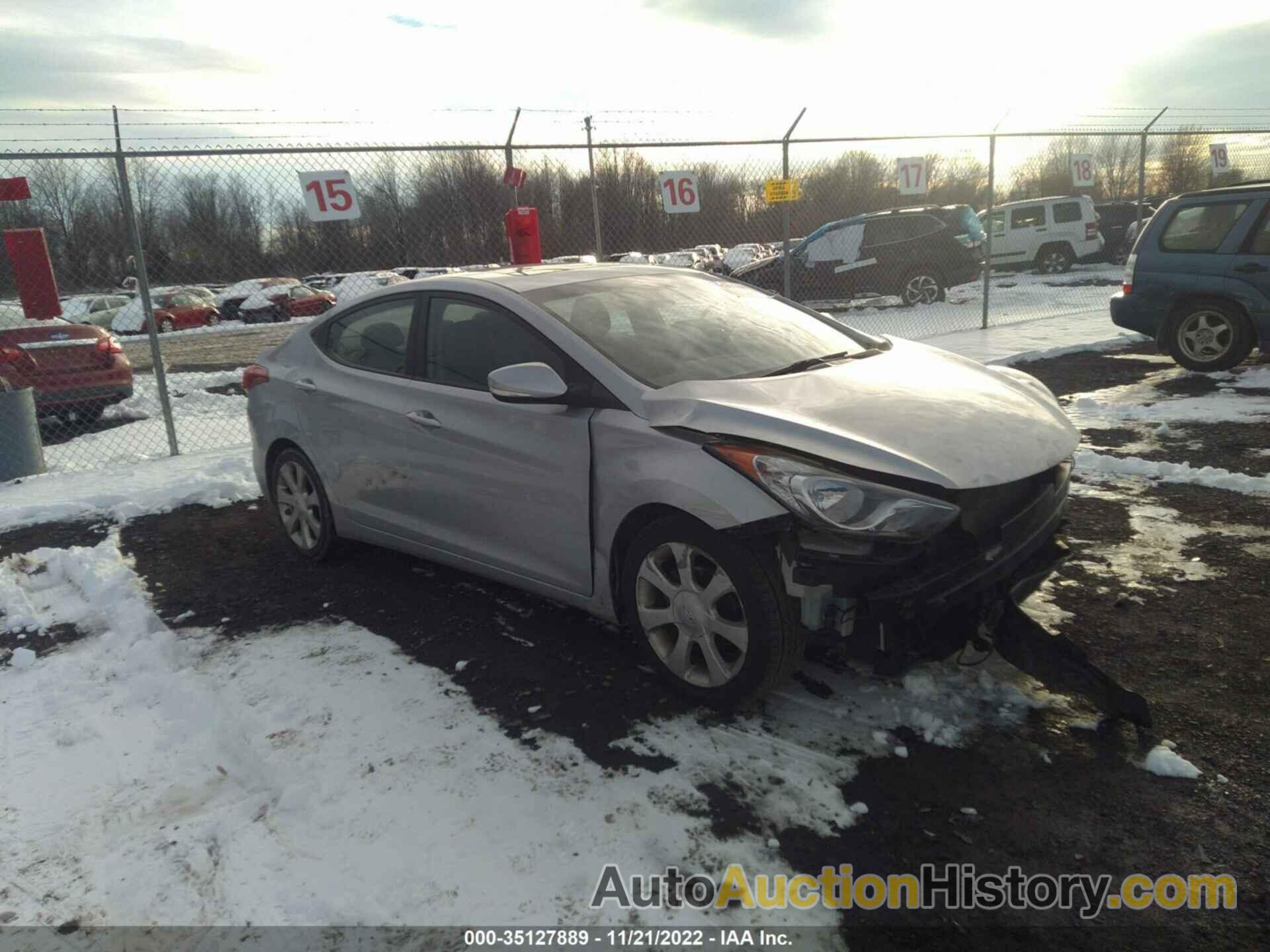 HYUNDAI ELANTRA LTD PZEV, 5NPDH4AE7BH020974