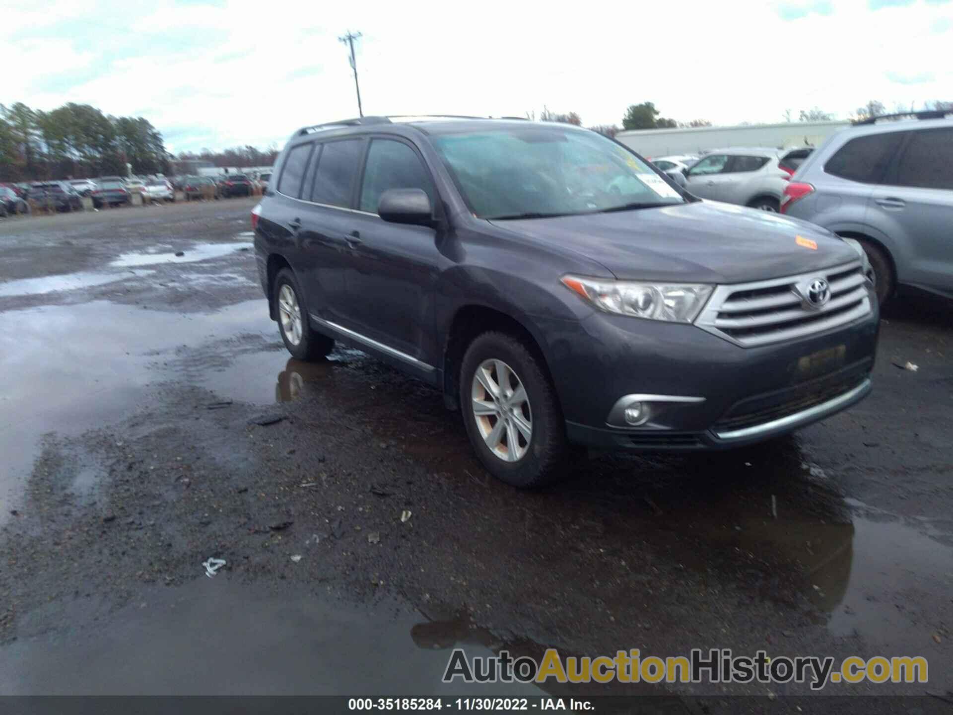 TOYOTA HIGHLANDER, 5TDBK3EH5CS141070