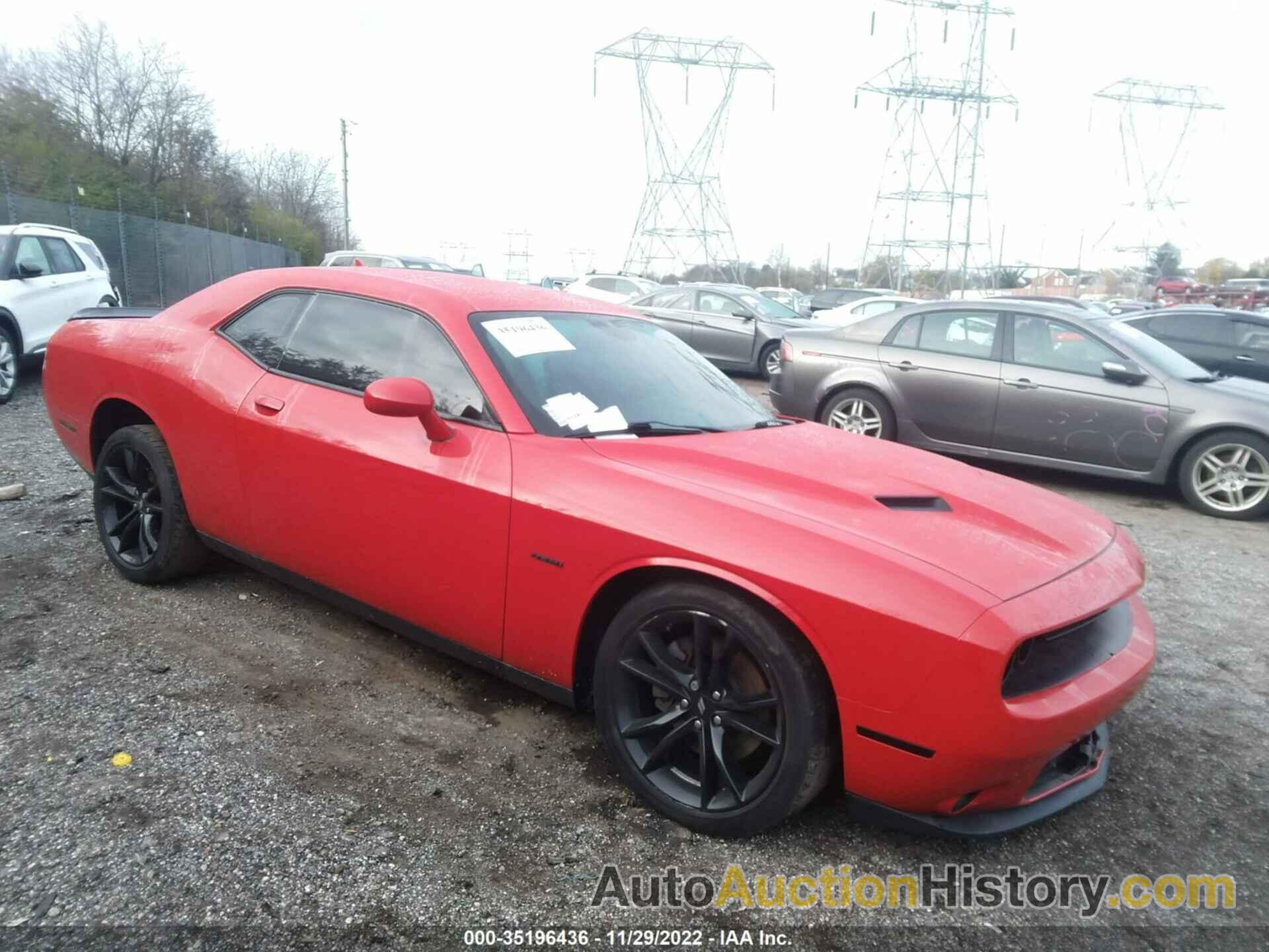 DODGE CHALLENGER R/T, 2C3CDZBT3JH111995