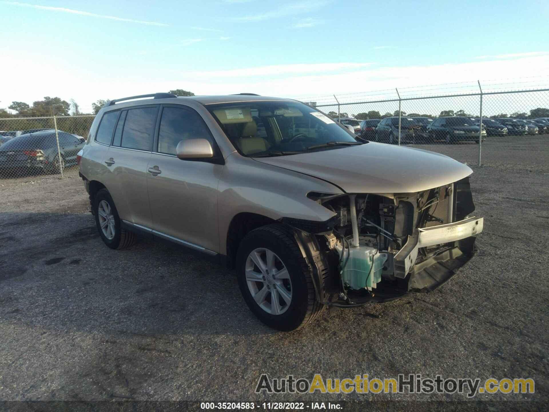 TOYOTA HIGHLANDER, 5TDZK3EH0DS139131