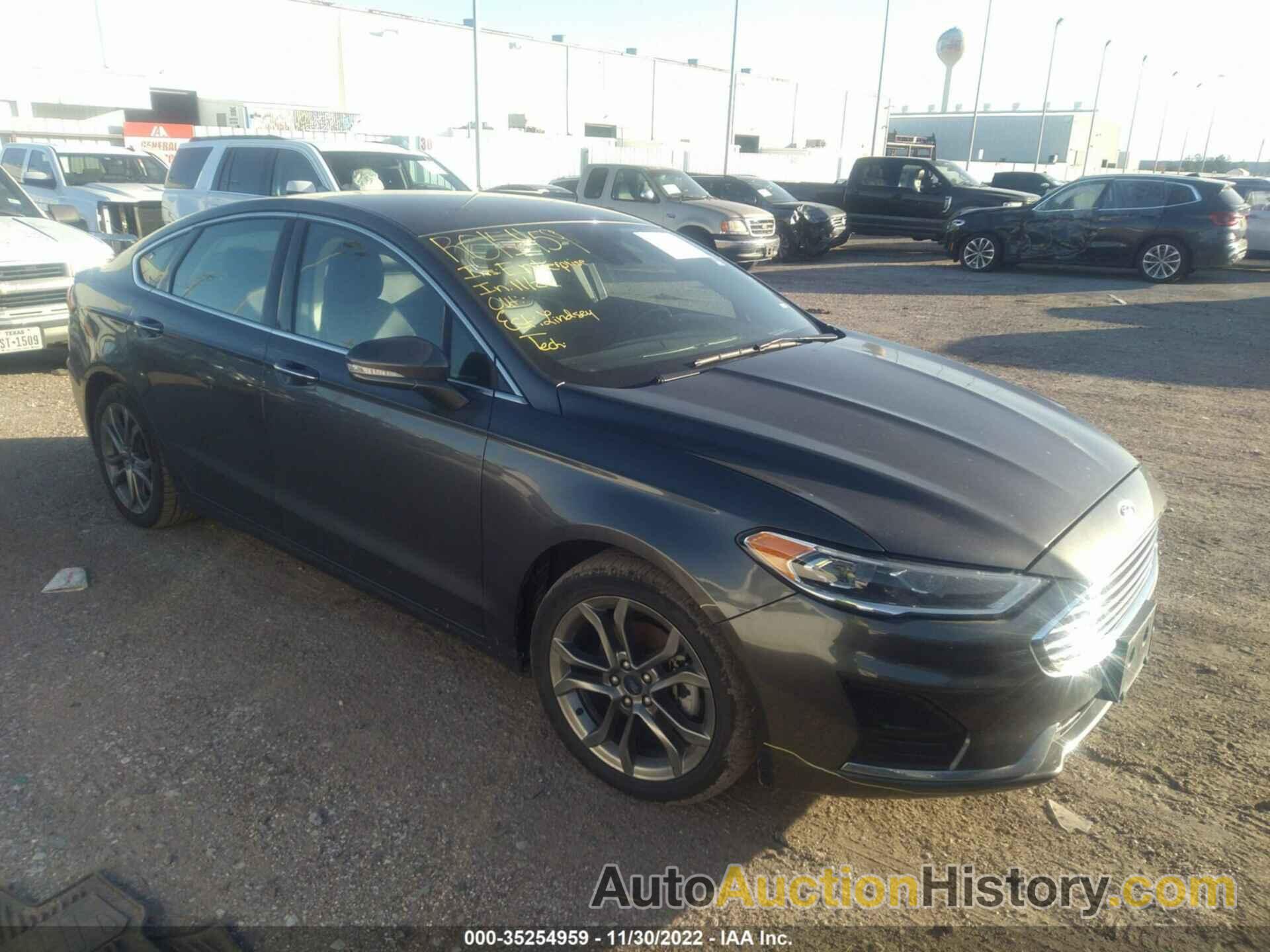 FORD FUSION SEL, 3FA6P0CD8KR265066