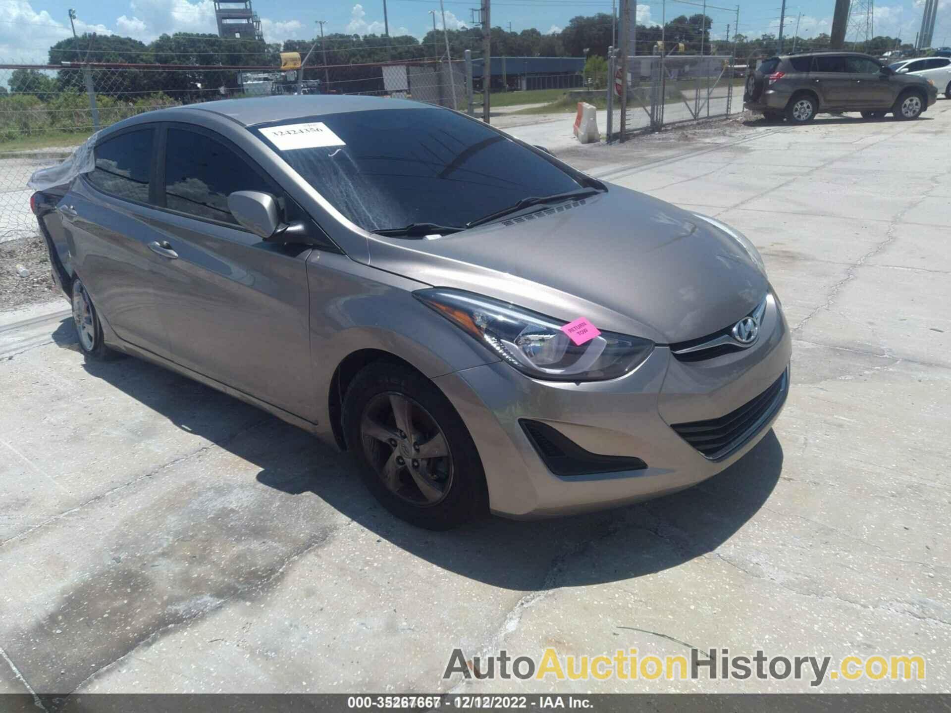 HYUNDAI ELANTRA SE, 5NPDH4AEXEH527856