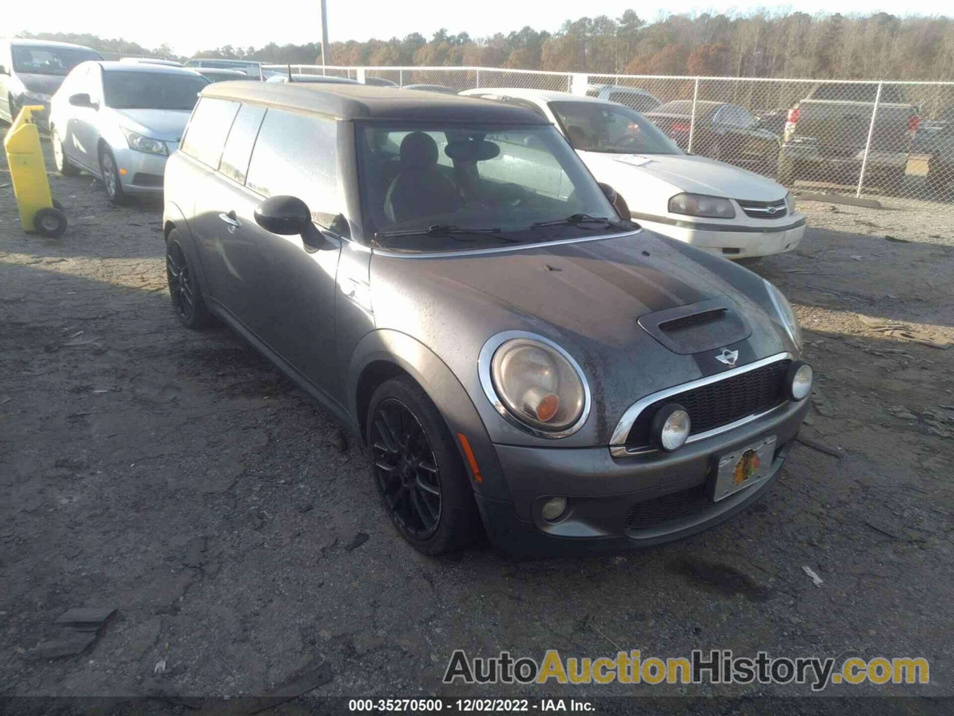 MINI COOPER CLUBMAN S, WMWMM33578TP87762