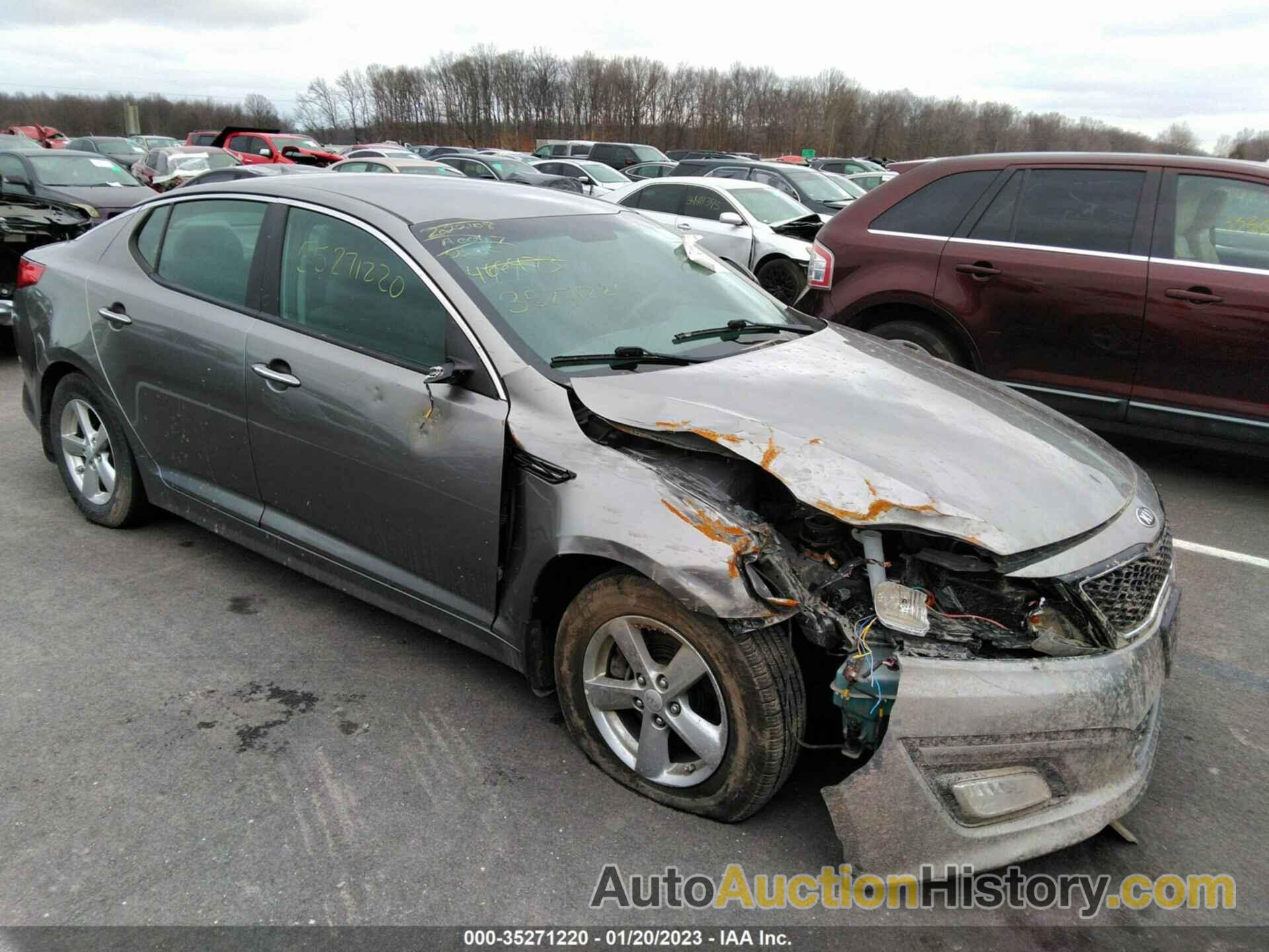 KIA OPTIMA LX, 5XXGM4A73FG466437