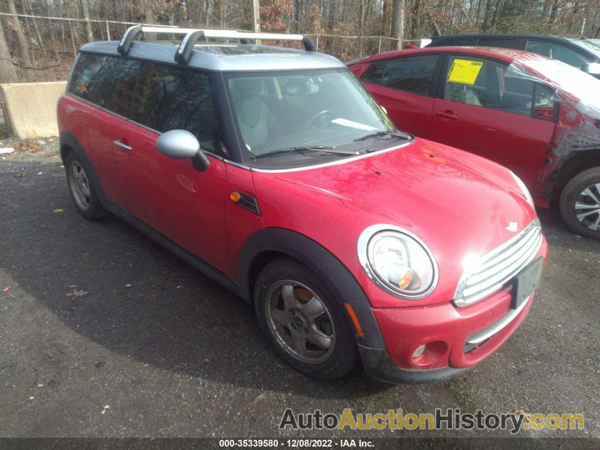 MINI COOPER CLUBMAN, WMWZF3C52BT188078