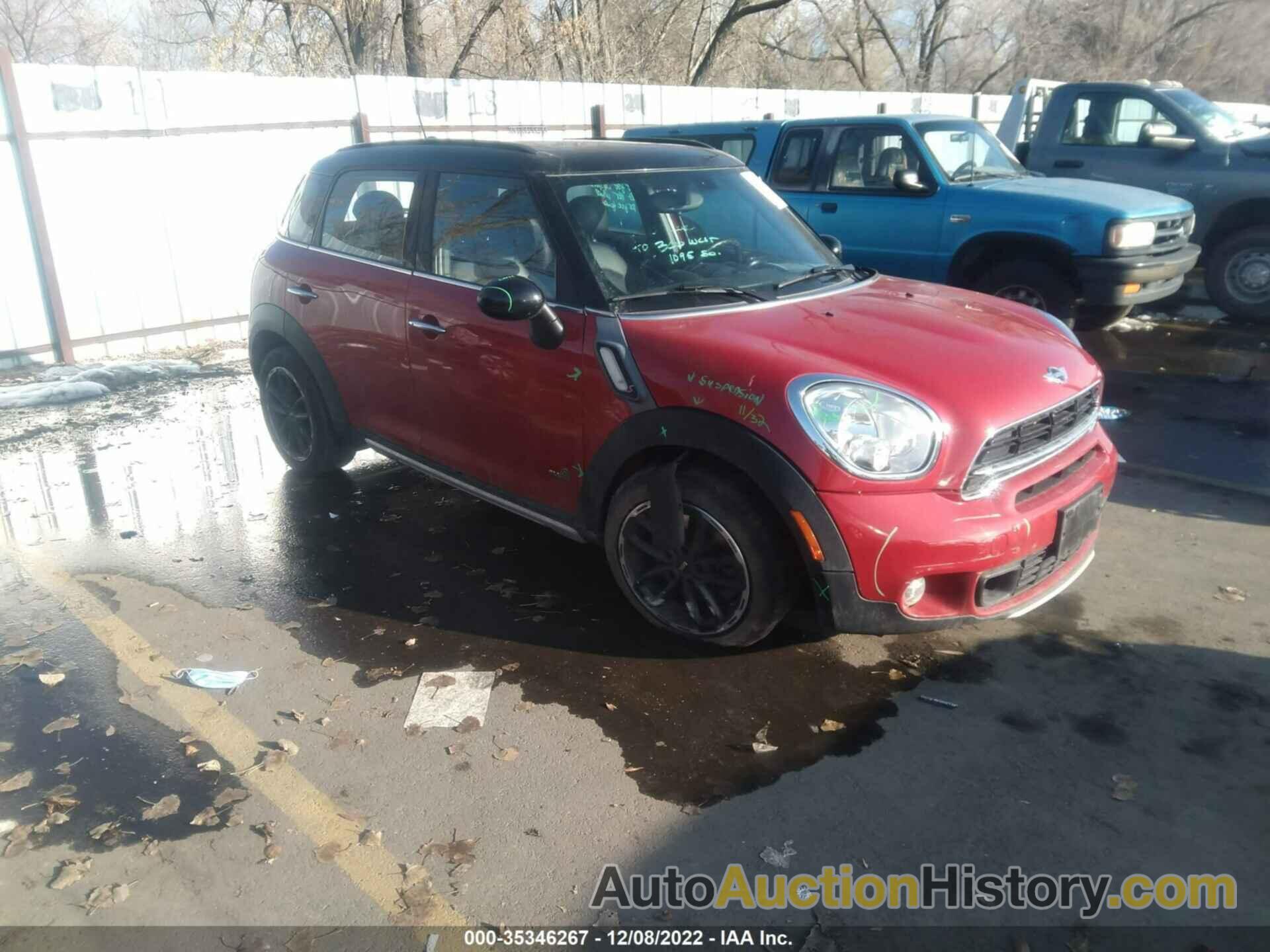 MINI COOPER COUNTRYMAN S, WMWZC5C55FWP47809