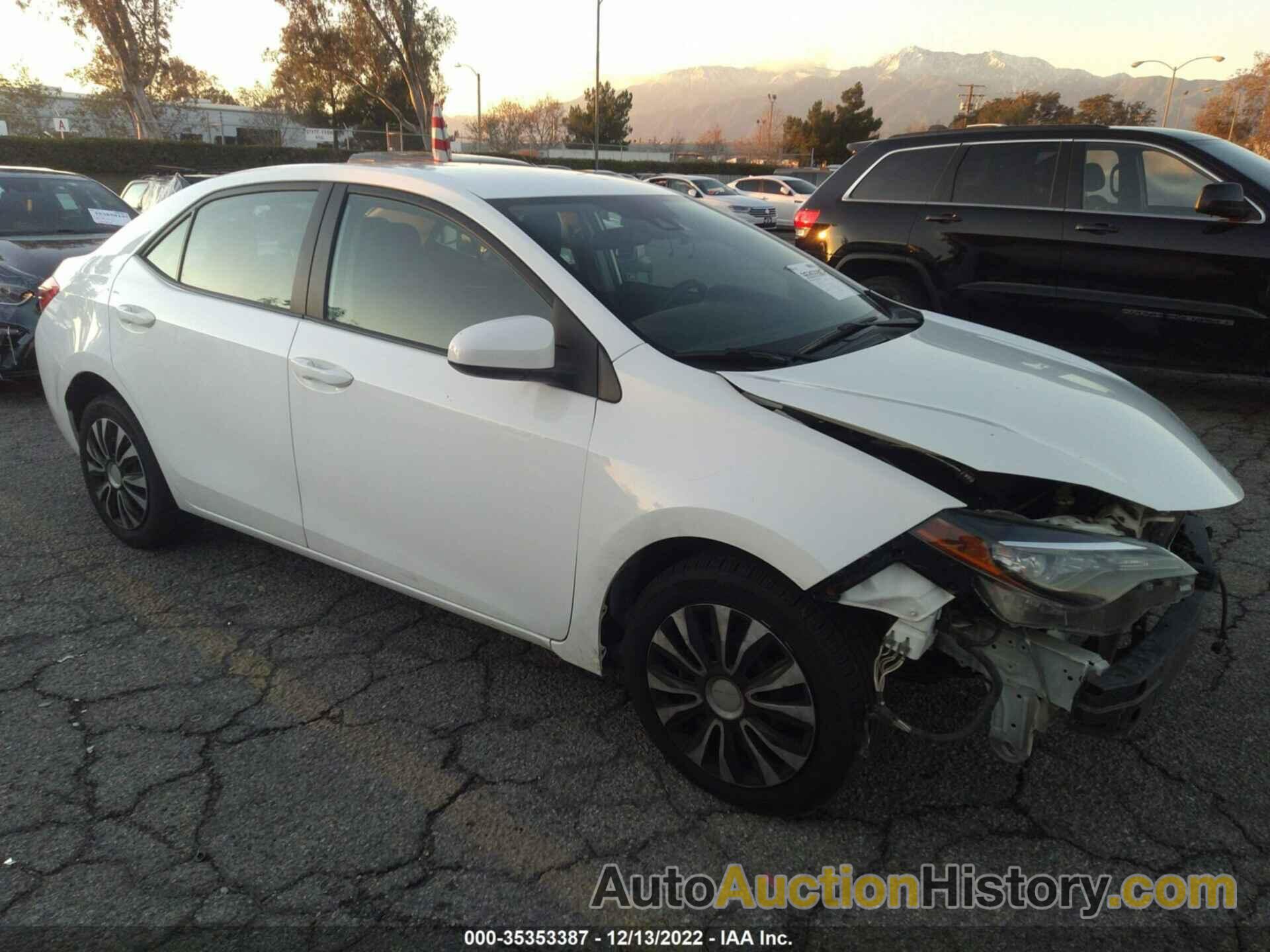 TOYOTA COROLLA LE, 2T1BURHE2HC850828