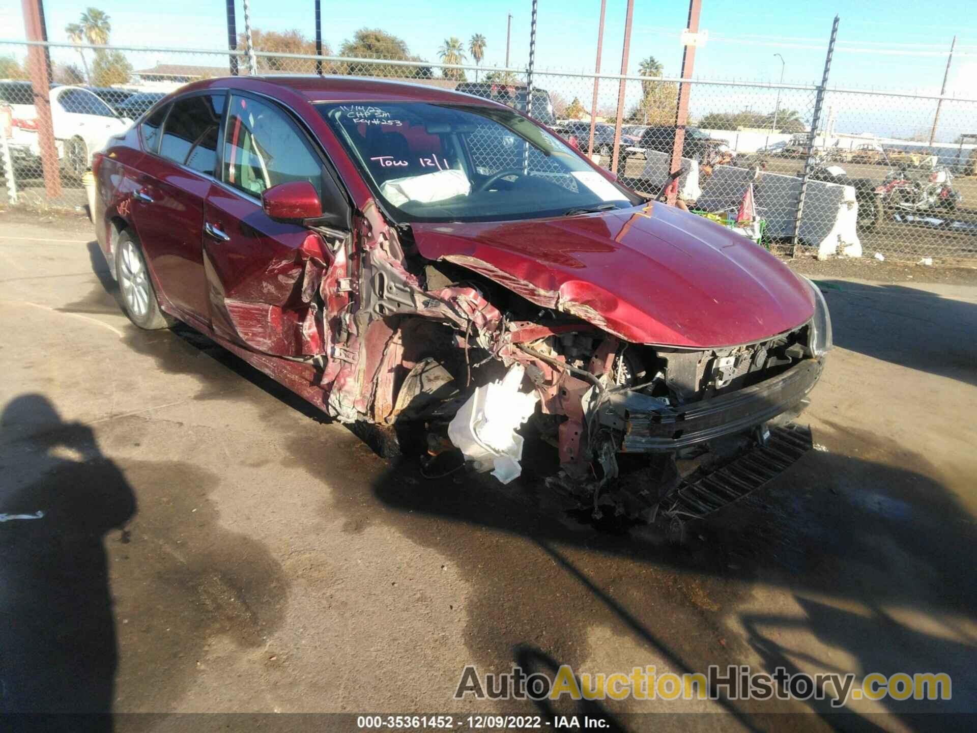 NISSAN SENTRA SV, 3N1AB7AP1KY254640