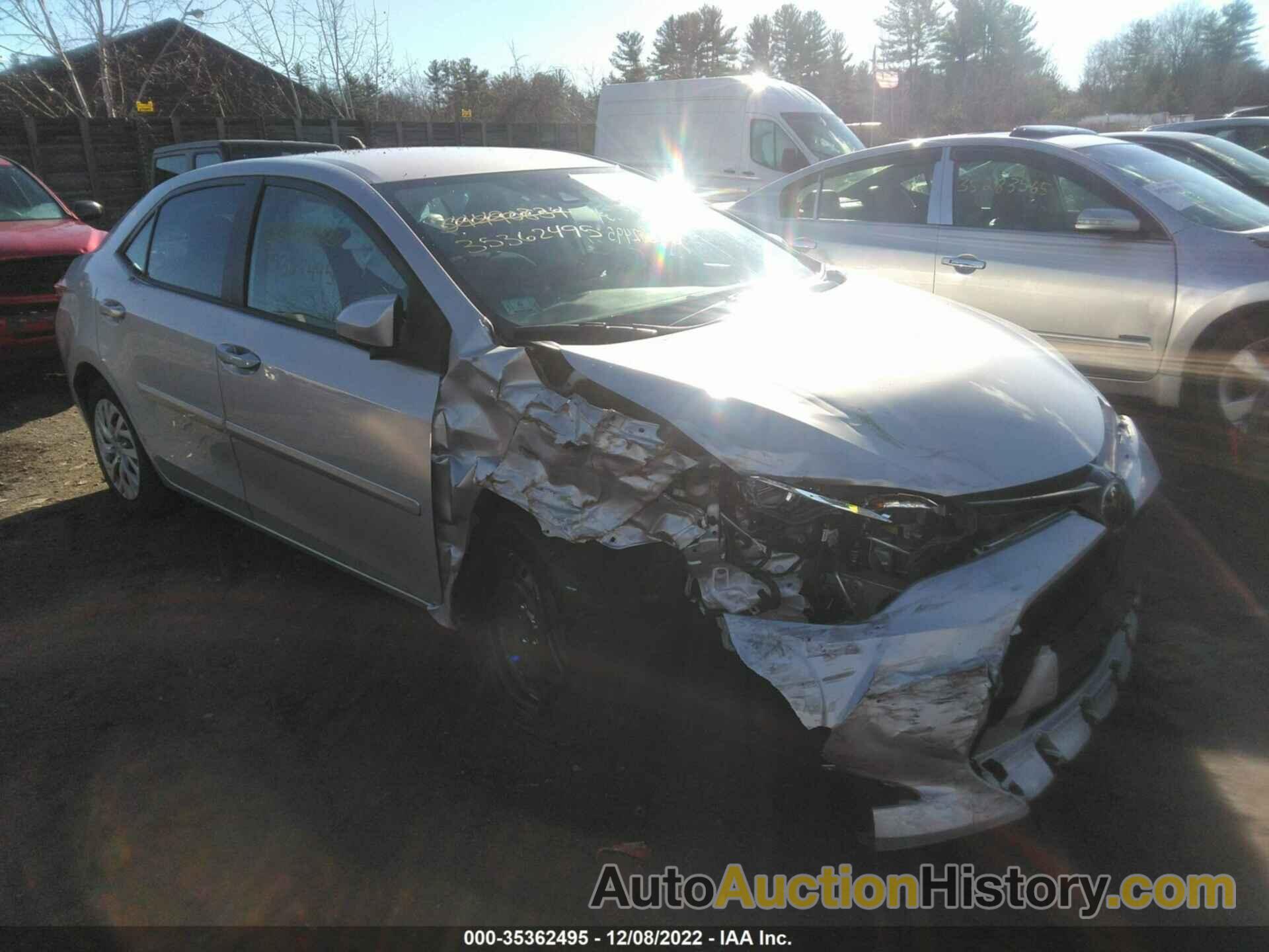 TOYOTA COROLLA L/LE/XLE/SE/XSE, 2T1BURHE4JC030465