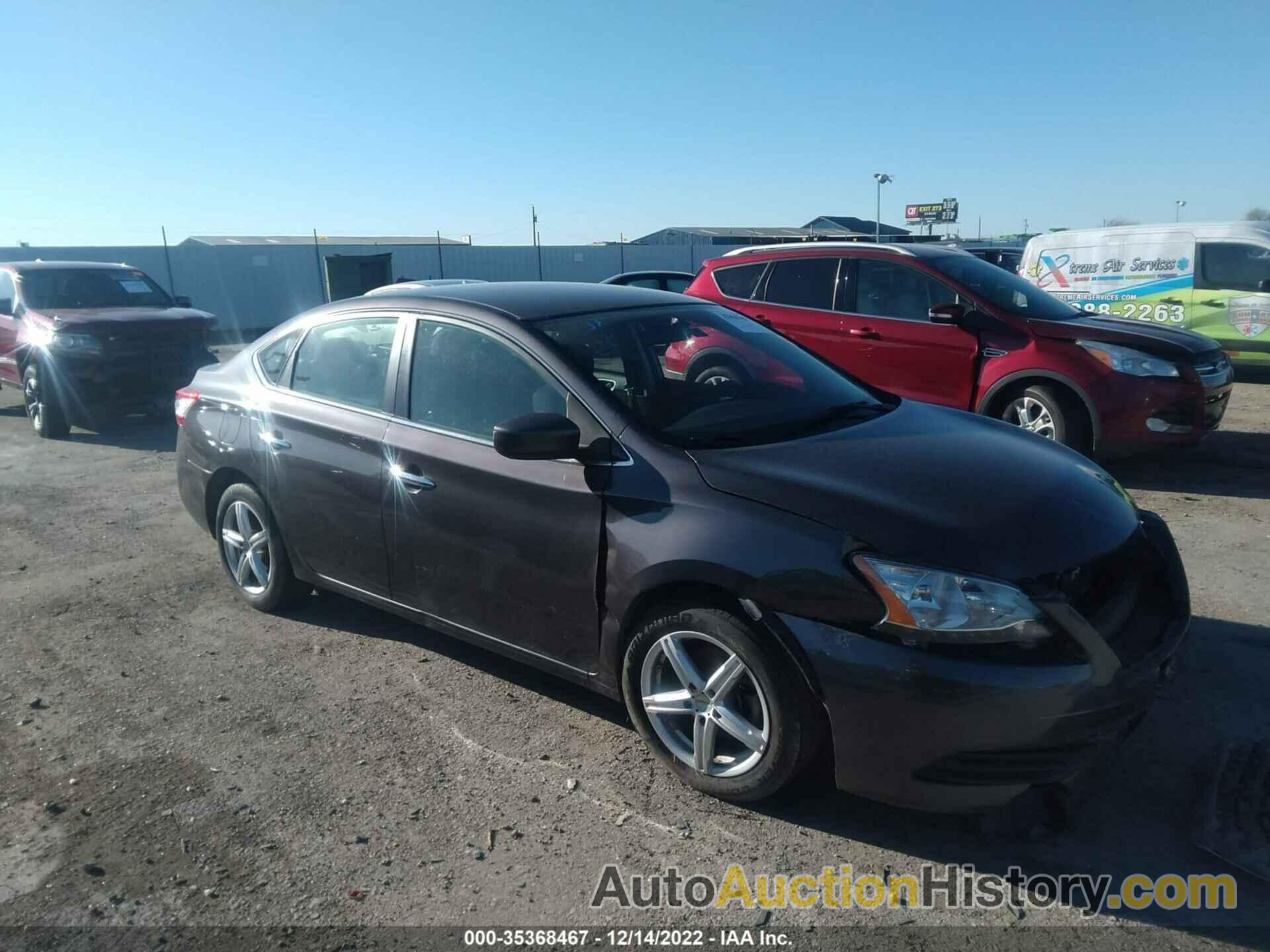 NISSAN SENTRA S, 3N1AB7AP0EY249644