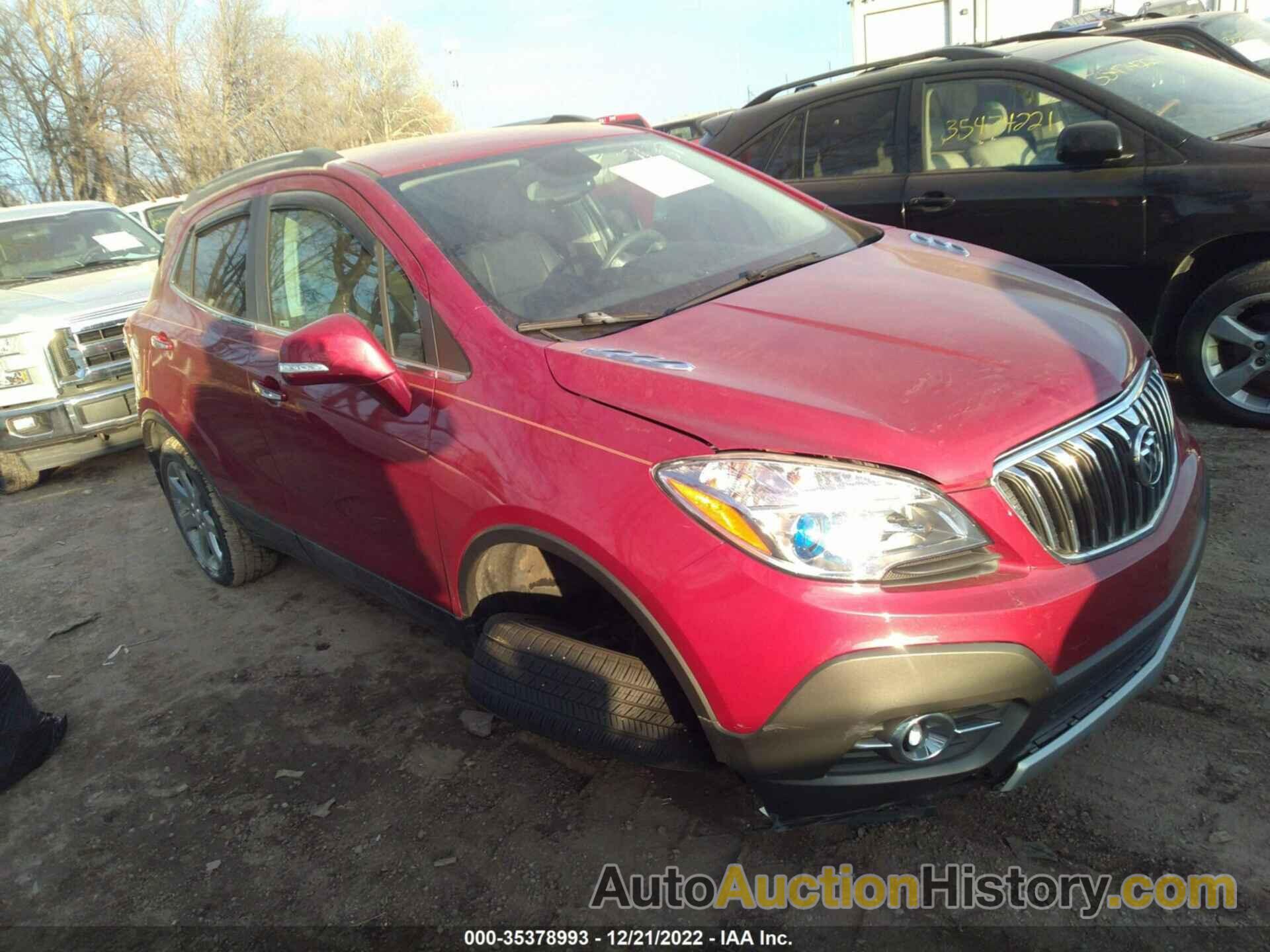 BUICK ENCORE LEATHER, KL4CJCSB8EB777137