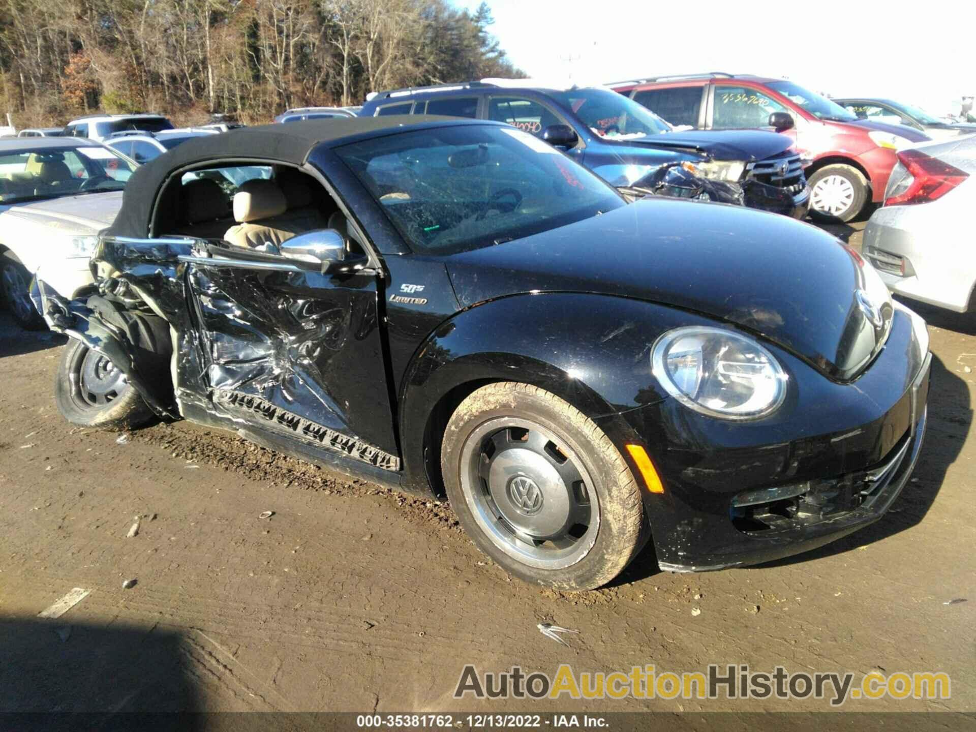 VOLKSWAGEN BEETLE CONVERTIBLE 2.5L 50S EDITION, 3VW5P7AT3DM801816