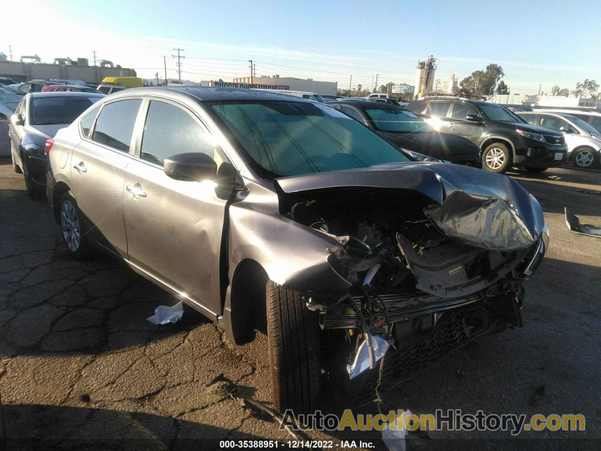 NISSAN SENTRA S, 3N1AB7AP5KY423719