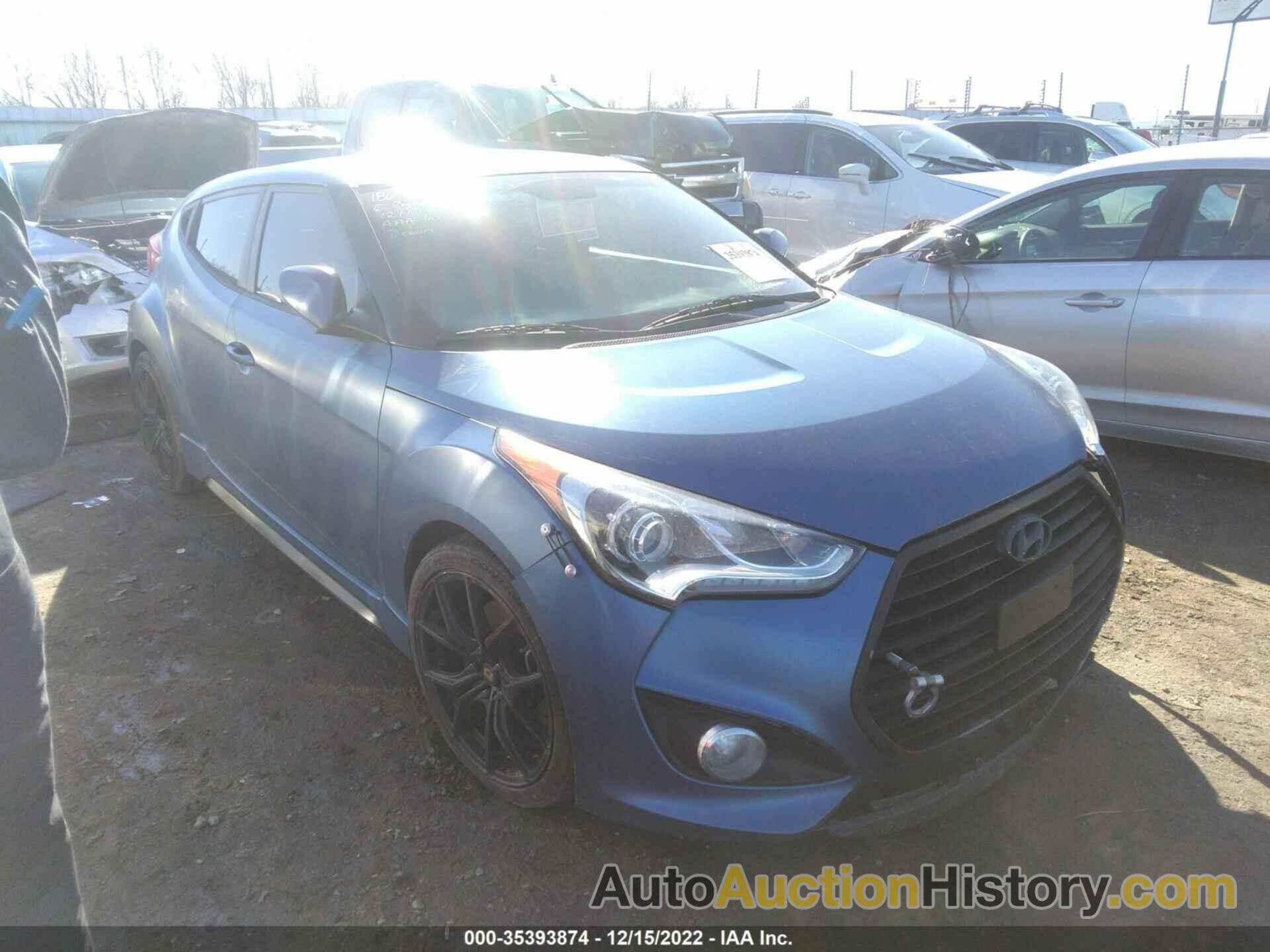 HYUNDAI VELOSTER TURBO RALLY EDITION, KMHTC6AE2GU252770