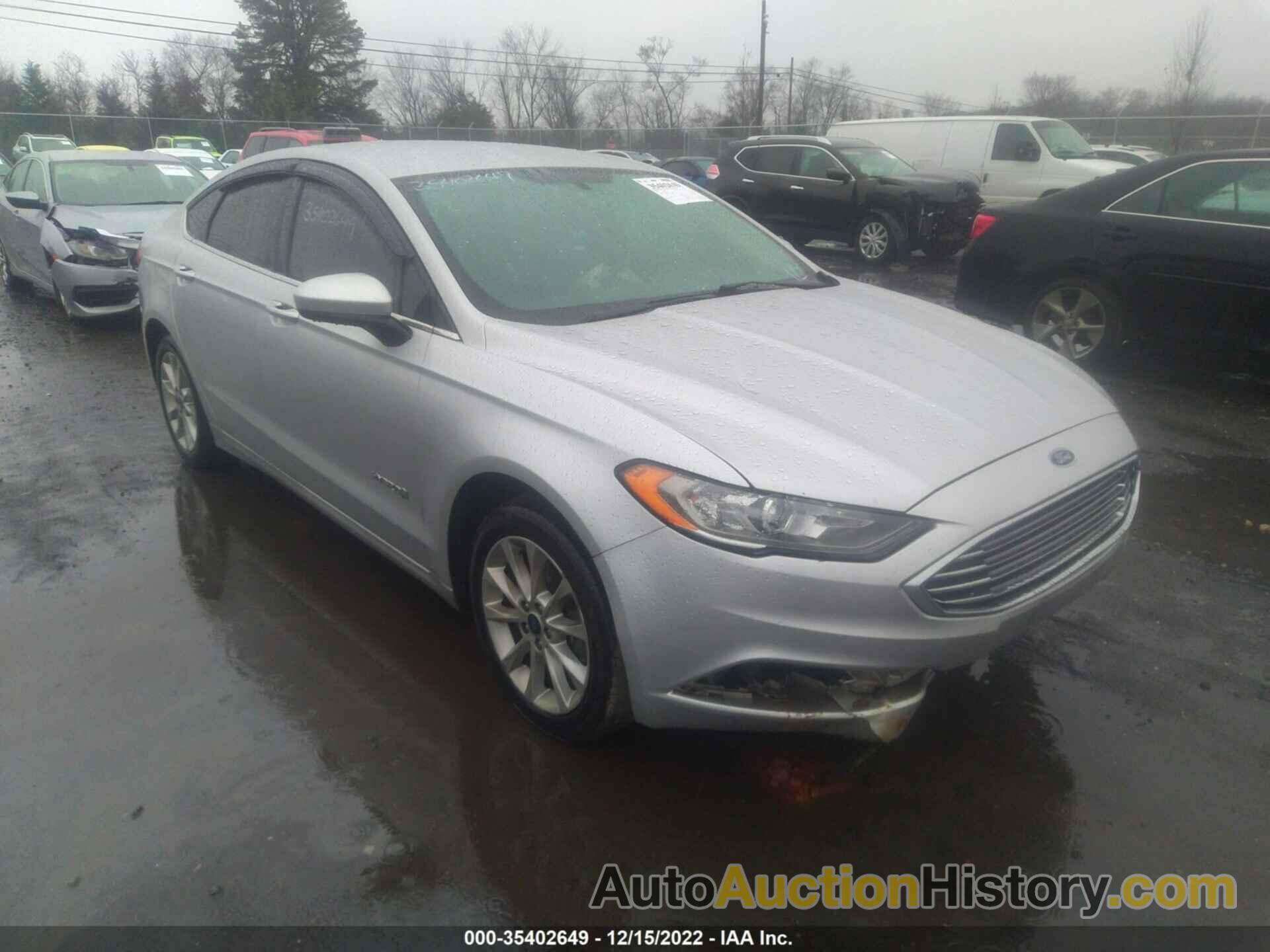 FORD FUSION HYBRID SE, 3FA6P0LU8HR324917