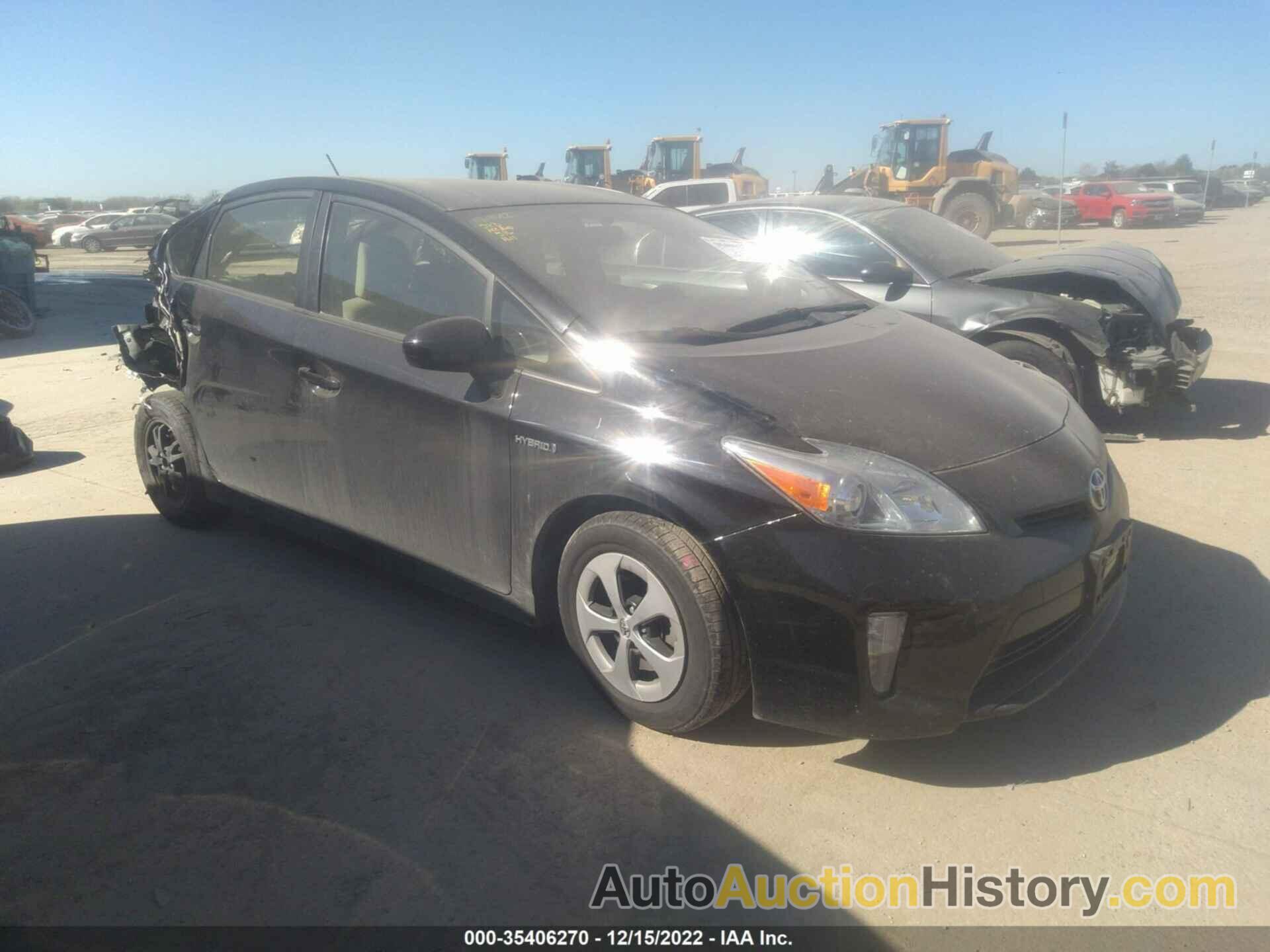 TOYOTA PRIUS ONE/TWO/THREE/FOUR/FIVE, JTDKN3DU4C5507404