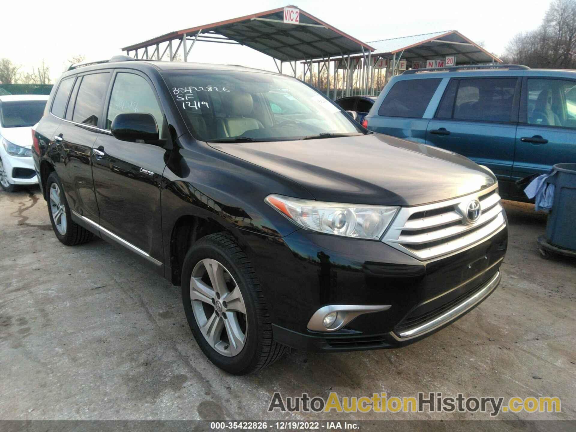 TOYOTA HIGHLANDER LIMITED, 5TDDK3EH4DS207375