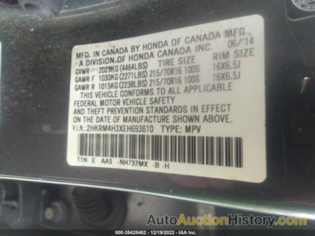 HONDA CR-V LX, 2HKRM4H3XEH693610