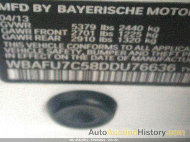 BMW 535I XDRIVE, WBAFU7C58DDU76636