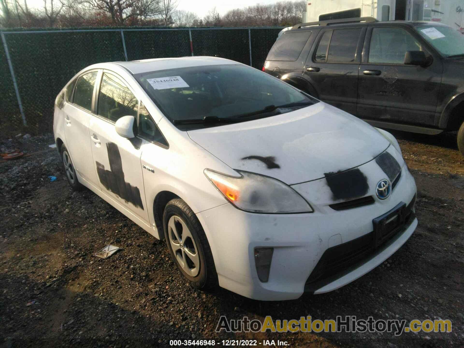 TOYOTA PRIUS ONE/TWO/THREE/FOUR/FIVE, JTDKN3DU4D5619508