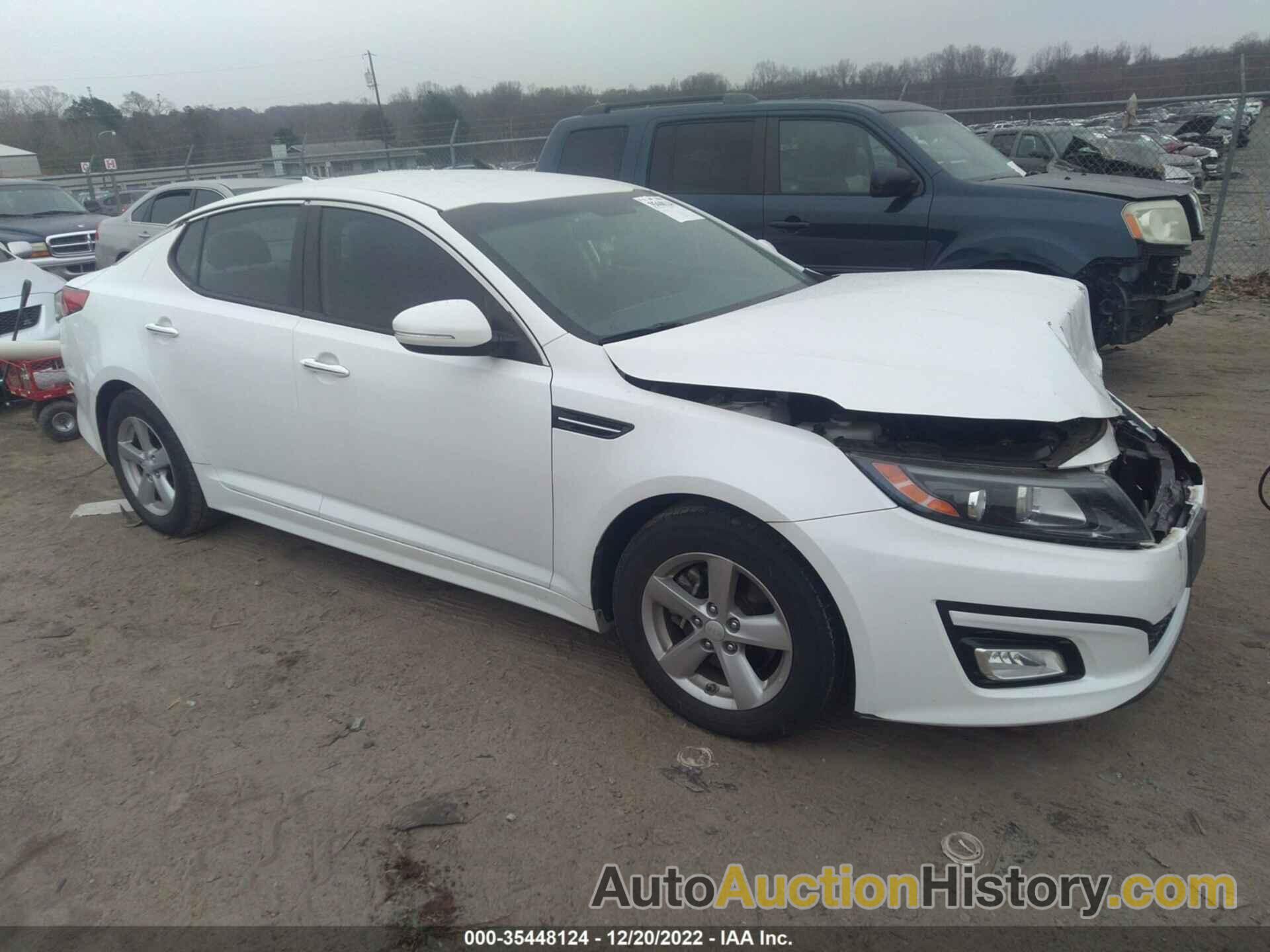 KIA OPTIMA LX, 5XXGM4A7XFG403903