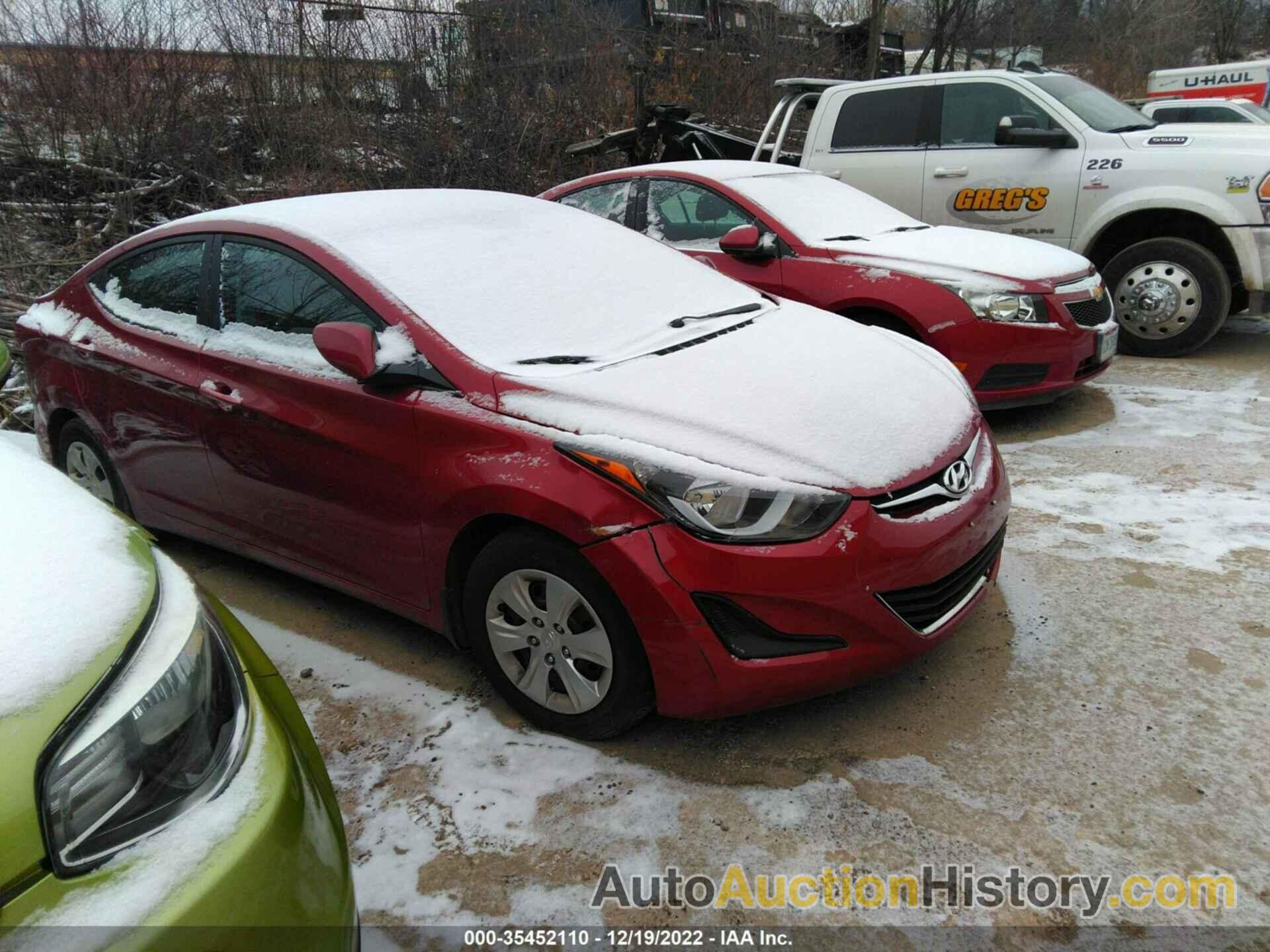 HYUNDAI ELANTRA SE, 5NPDH4AE7GH759639