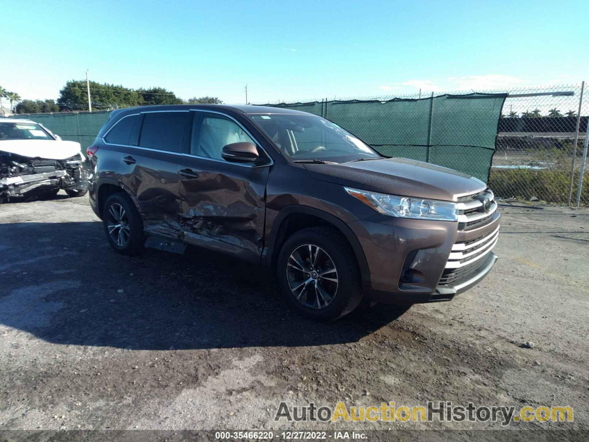 TOYOTA HIGHLANDER LE, 5TDZARFH5JS041678