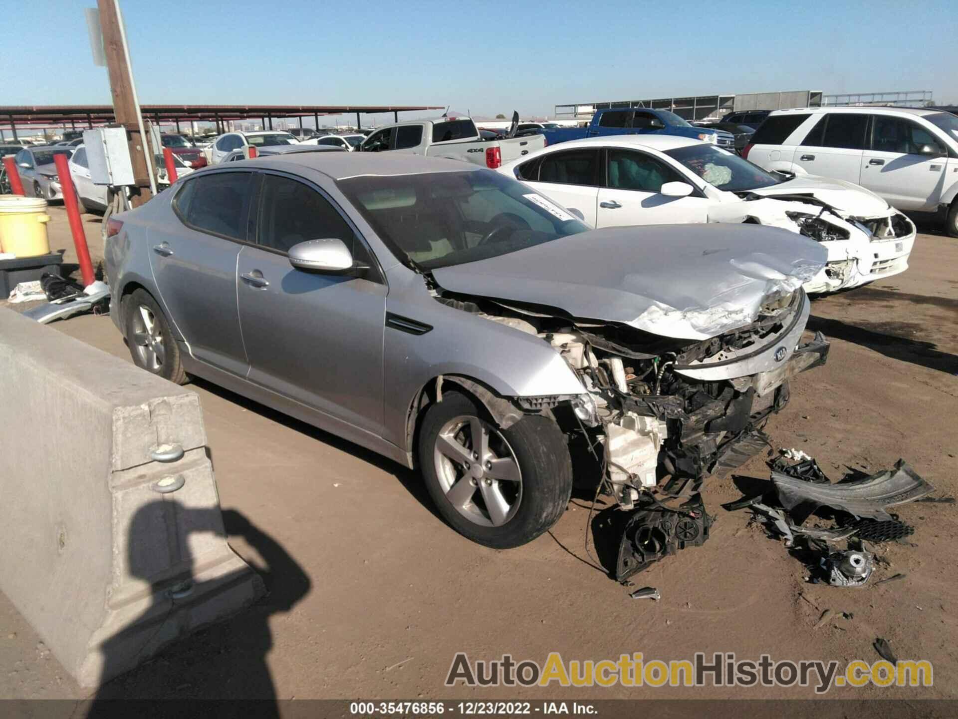 KIA OPTIMA LX, 5XXGM4A77EG262853