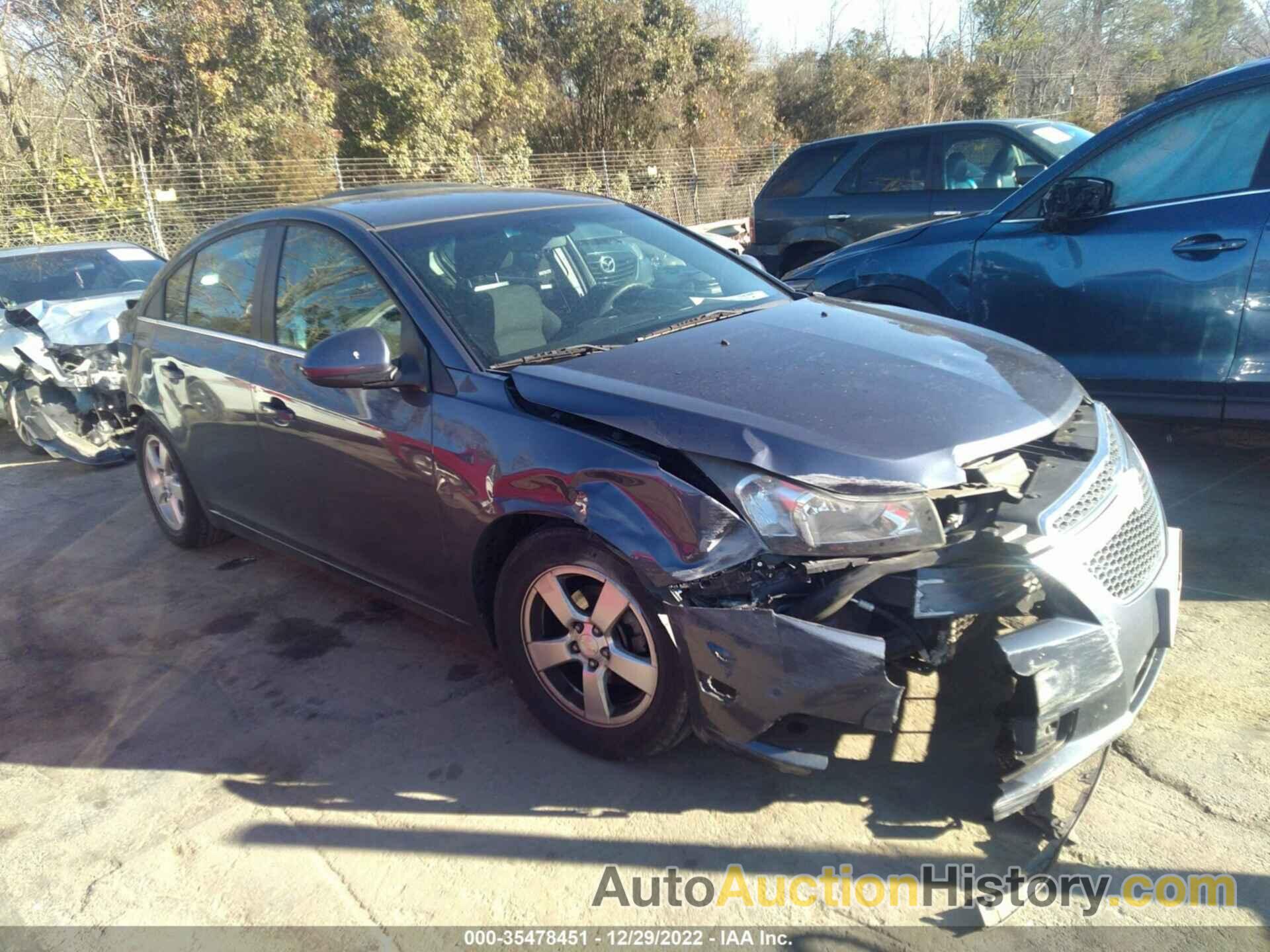 CHEVROLET CRUZE LT, 1G1PK5SB7E7380577