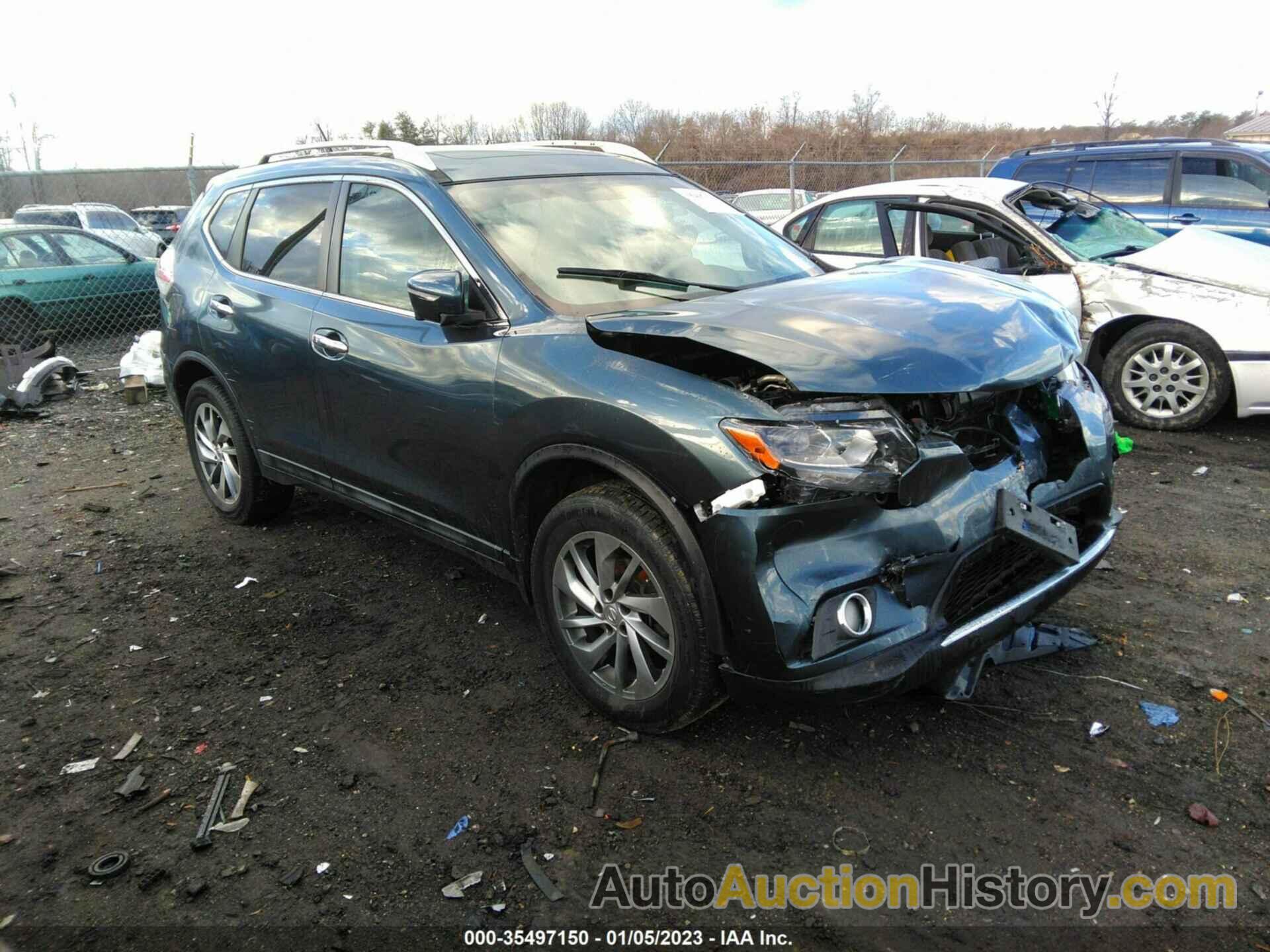 NISSAN ROGUE SL, 5N1AT2MV3EC852387