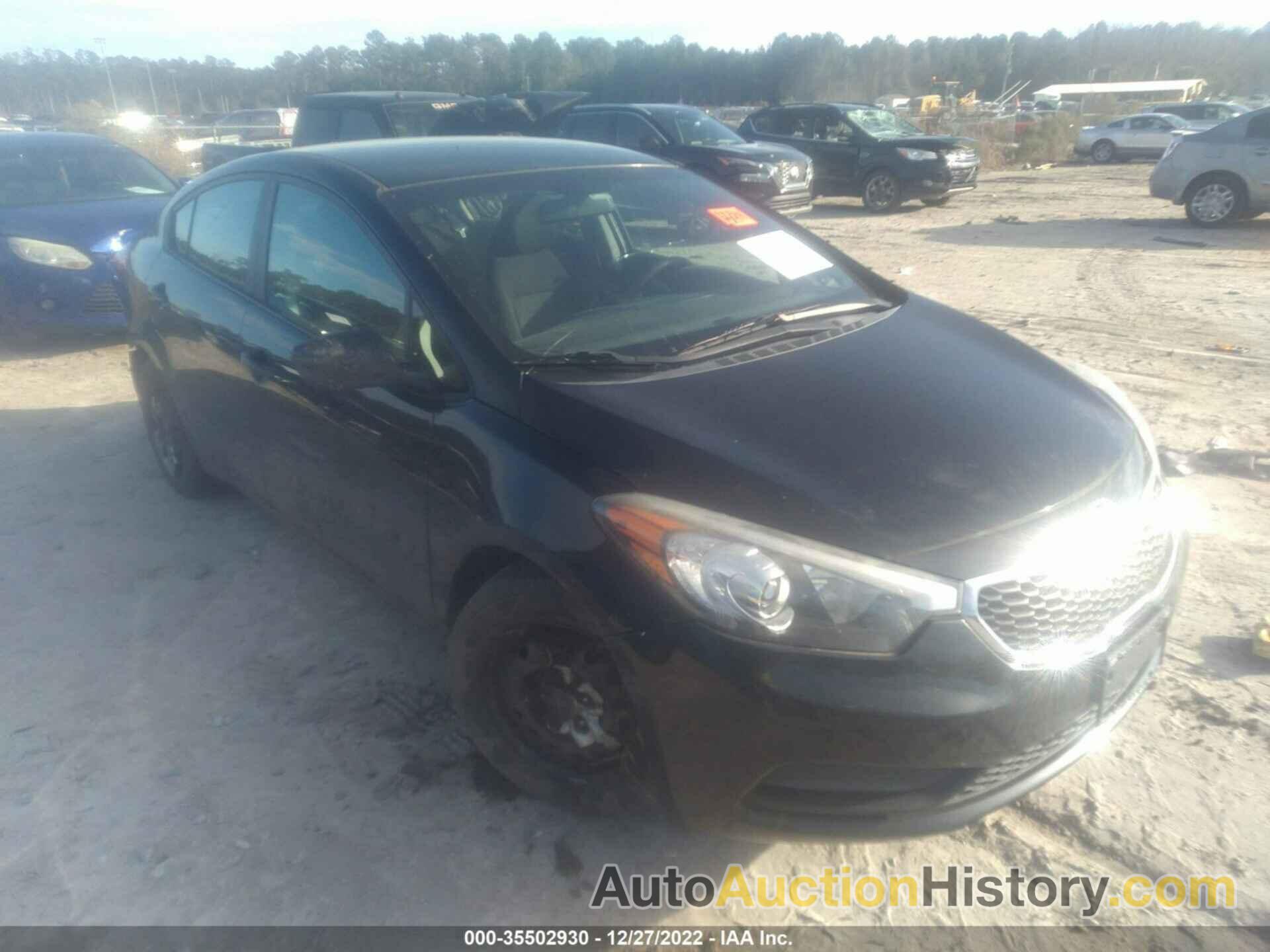 KIA FORTE LX, KNAFK4A63E5252475