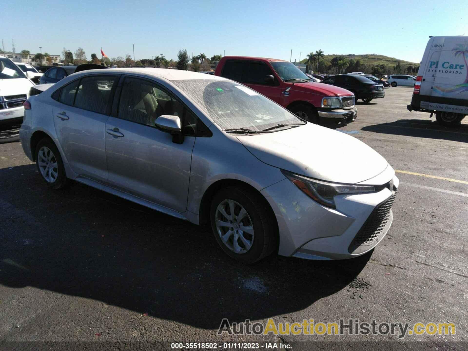 TOYOTA COROLLA LE, JTDEPMAE0NJ218587