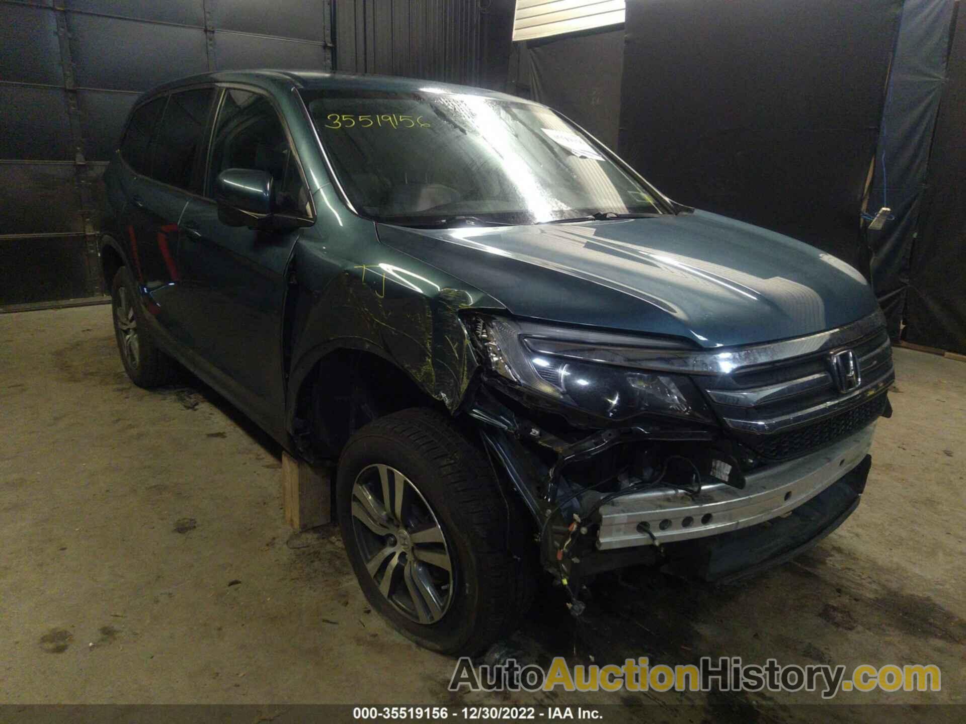 HONDA PILOT EX-L, 5FNYF6H50JB054616