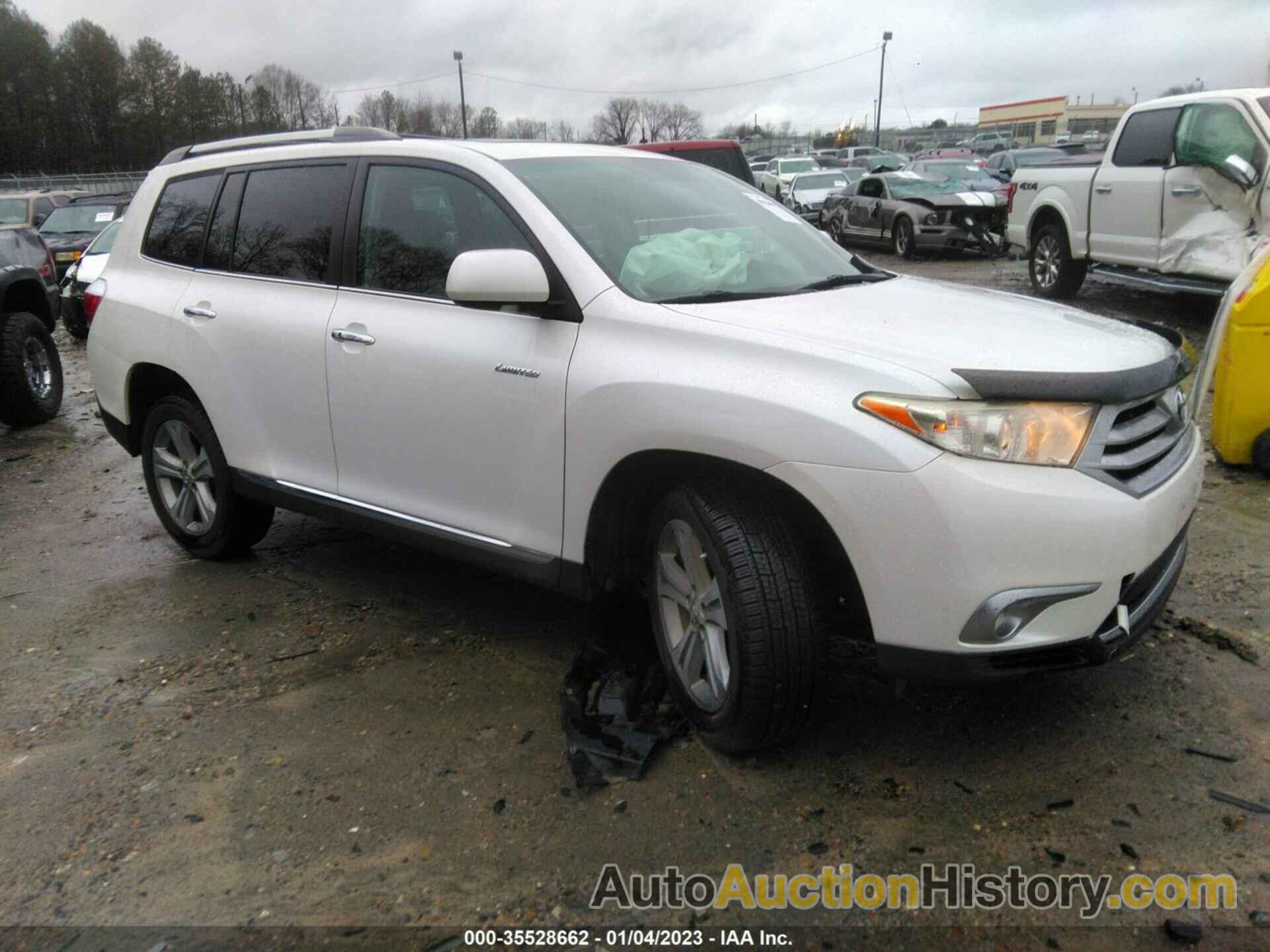 TOYOTA HIGHLANDER LIMITED, 5TDDK3EH1CS124906