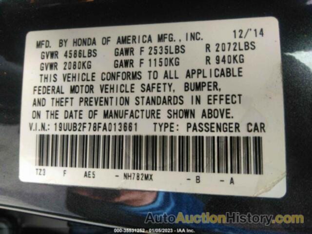 ACURA TLX V6 ADVANCE, 19UUB2F78FA013661