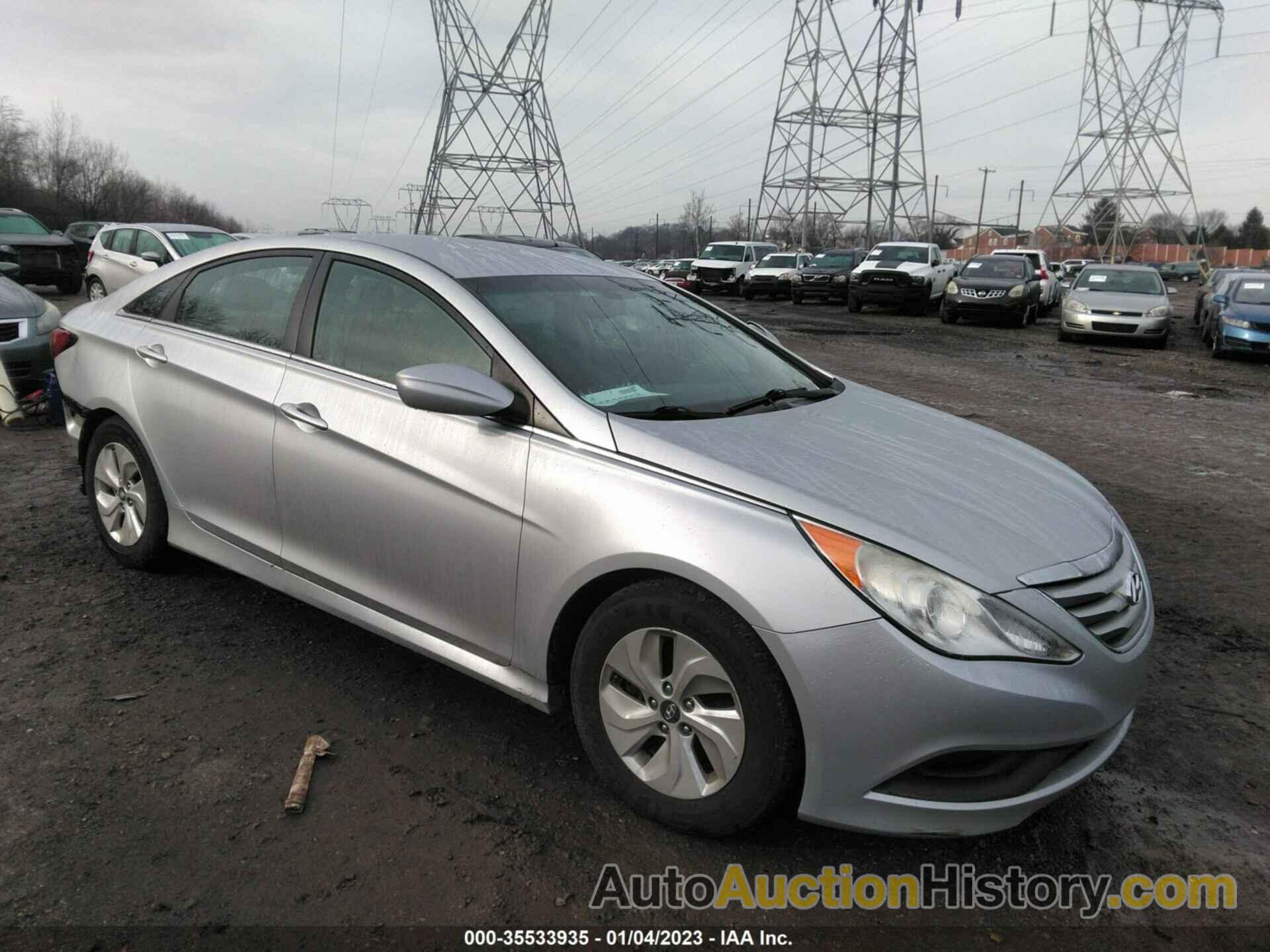 HYUNDAI SONATA GLS, 5NPEB4AC3EH817652