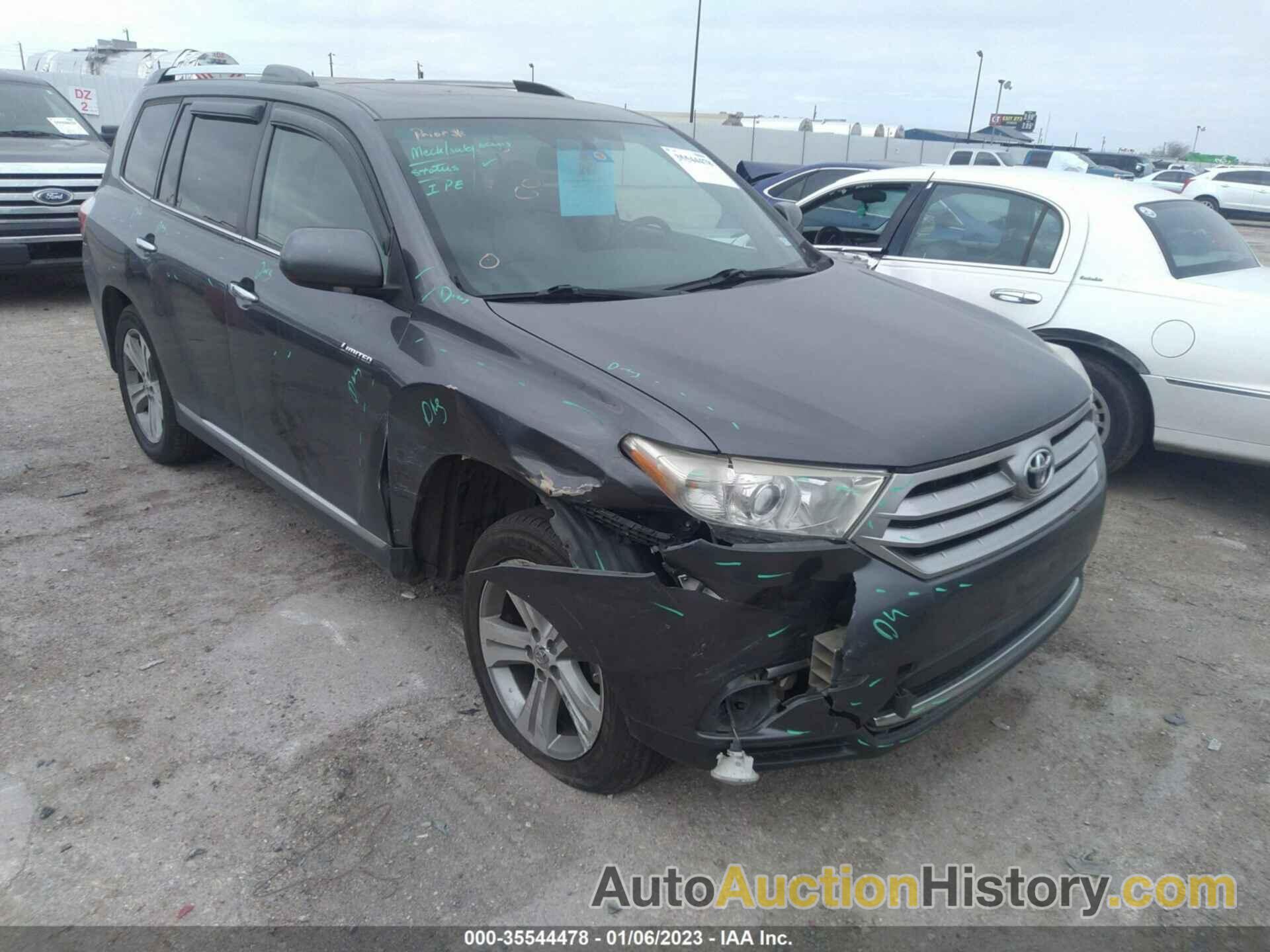 TOYOTA HIGHLANDER LIMITED, 5TDYK3EH5DS114530