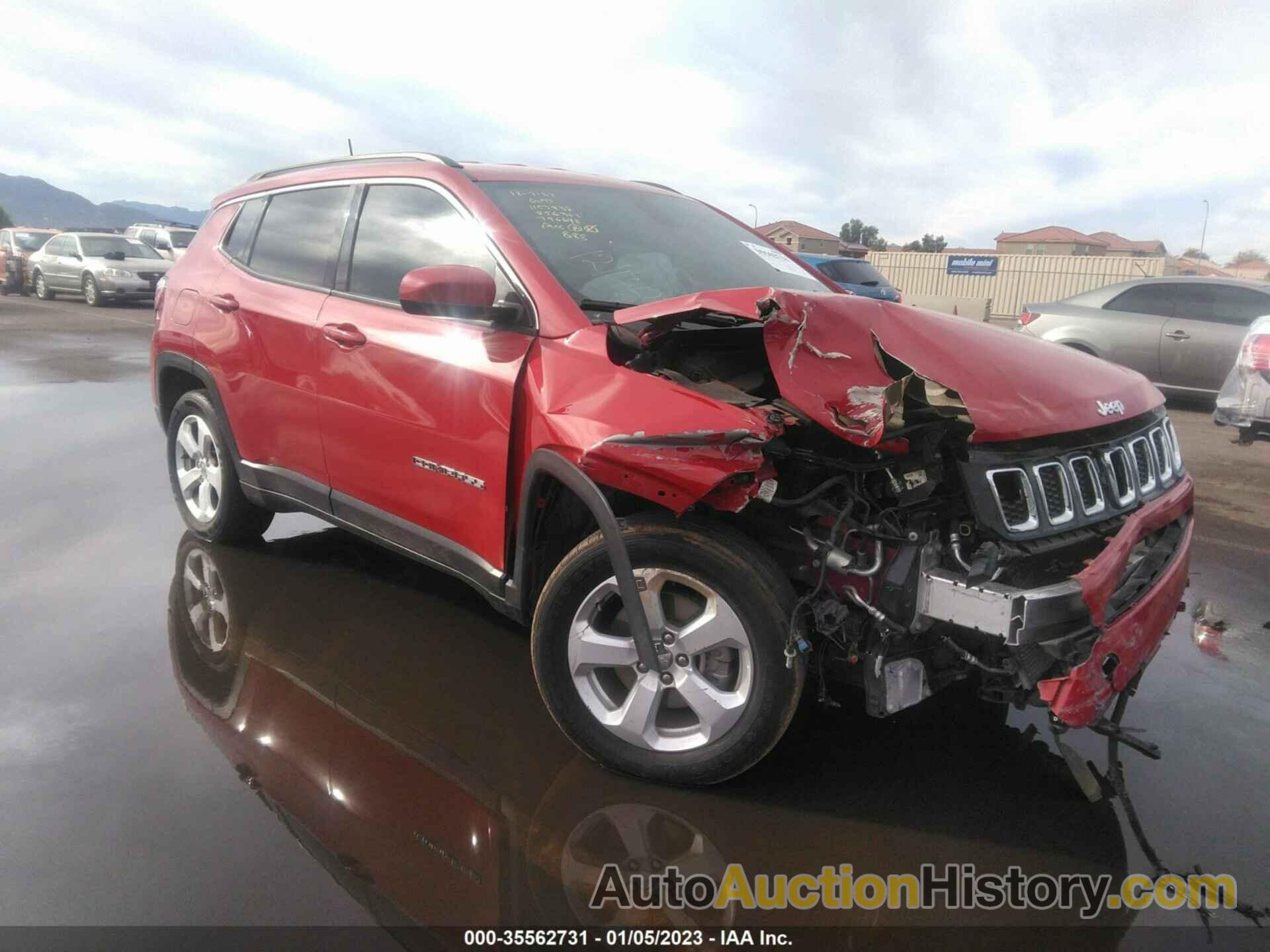 JEEP COMPASS LATITUDE, 3C4NJCBBXKT856317