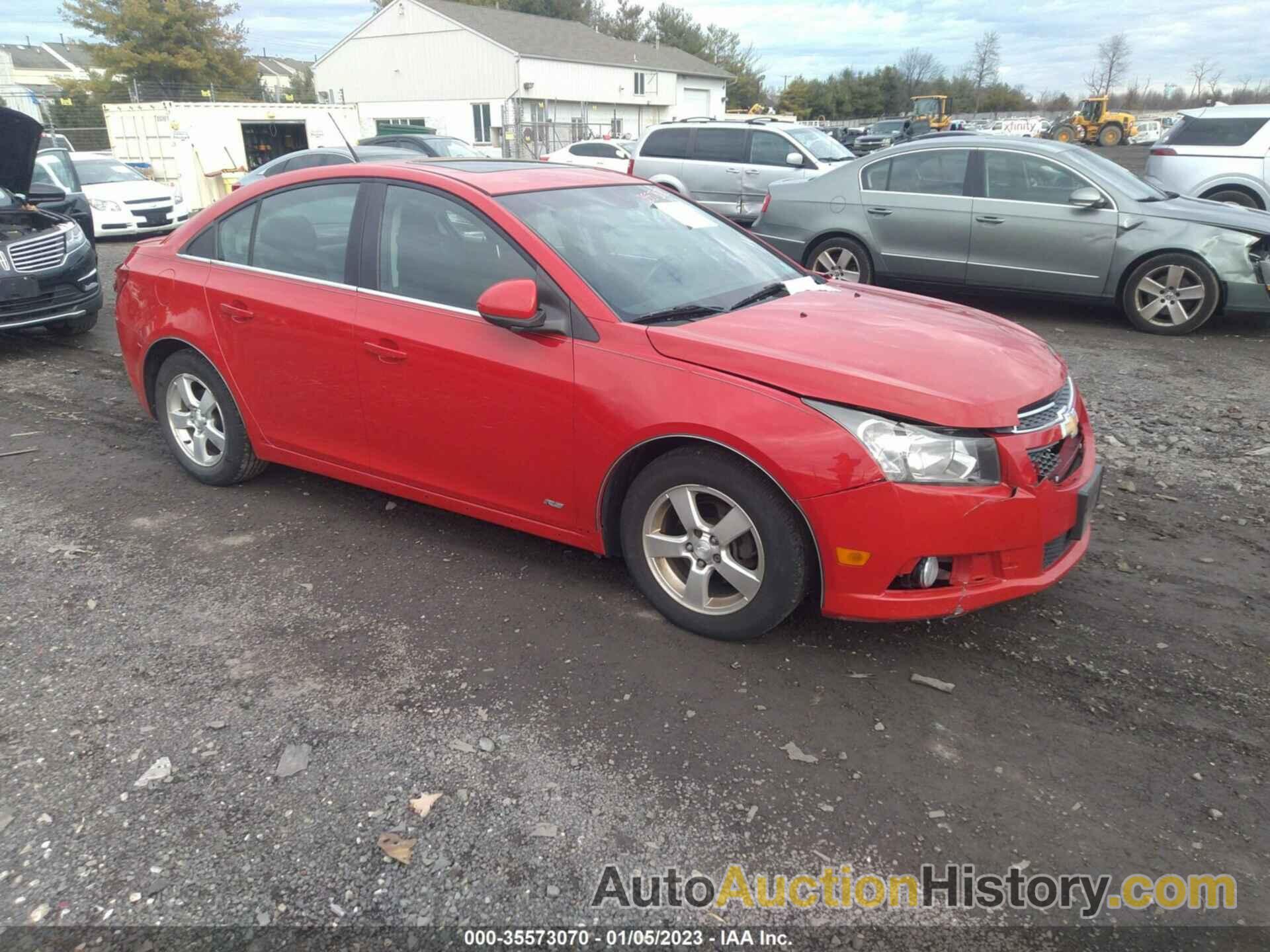 CHEVROLET CRUZE LT W/1LT, 1G1PF5SC4C7199625