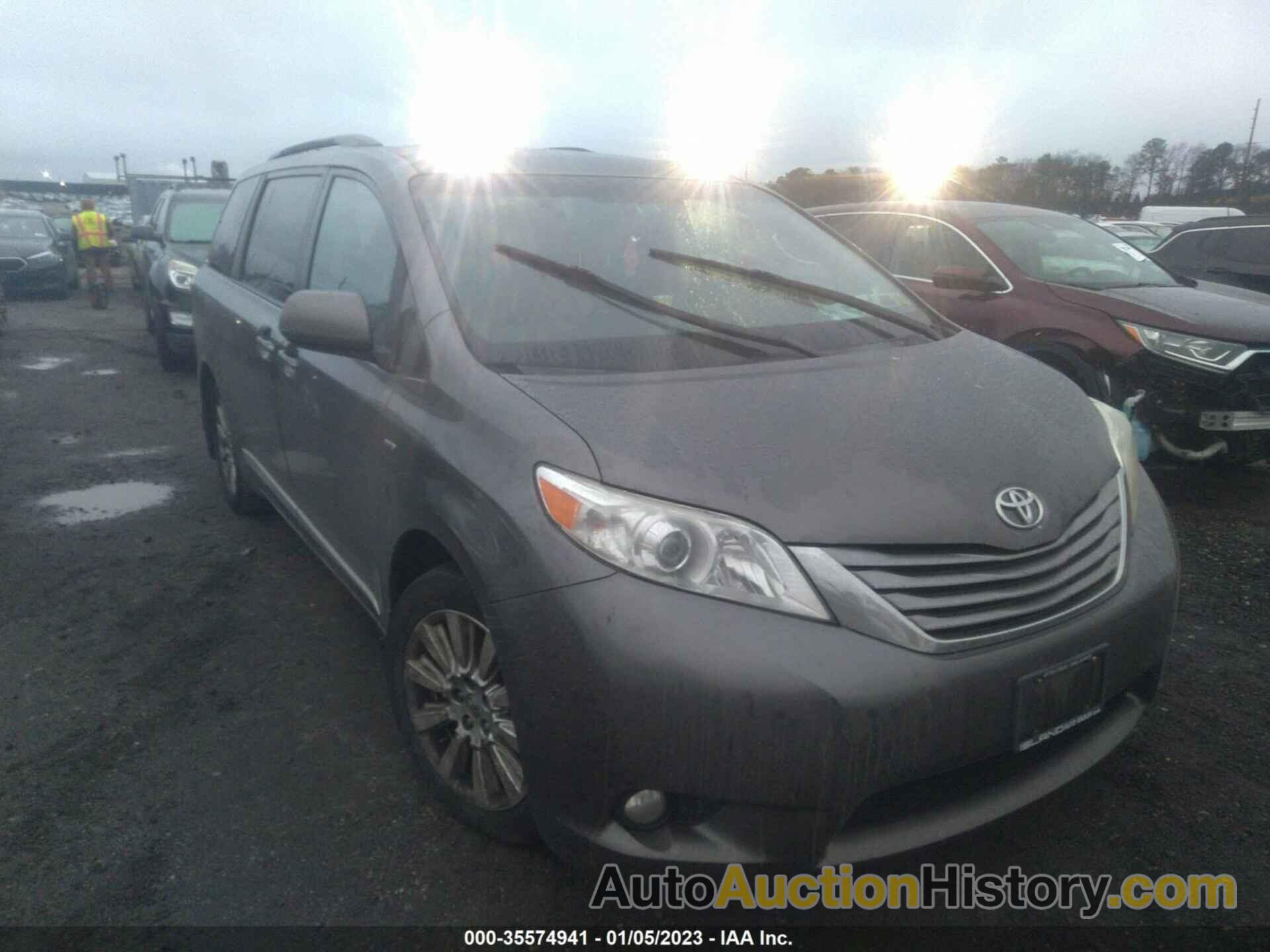 TOYOTA SIENNA XLE, 5TDDZ3DC8HS157457