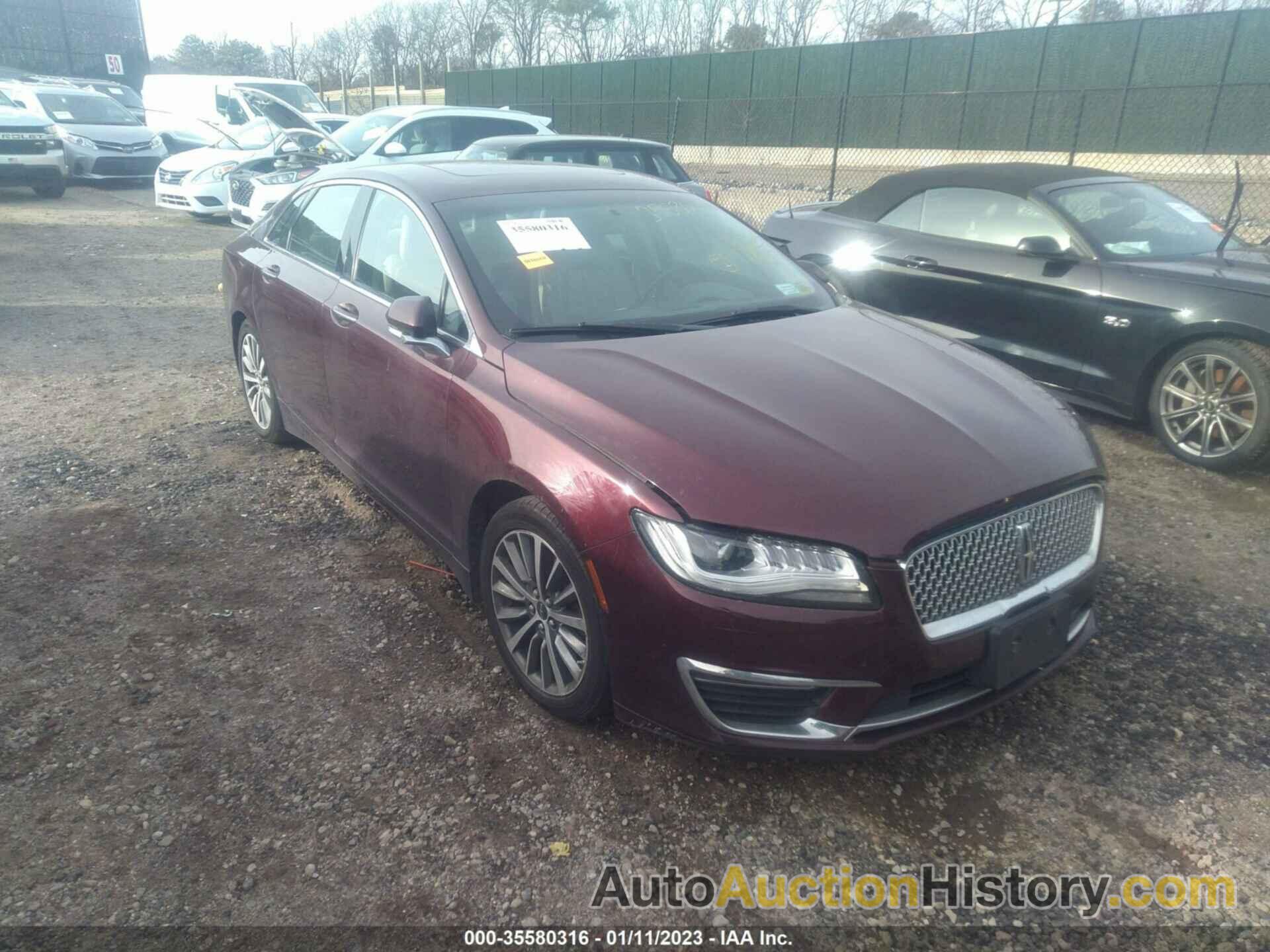 LINCOLN MKZ HYBRID SELECT, 3LN6L5LU5HR658904