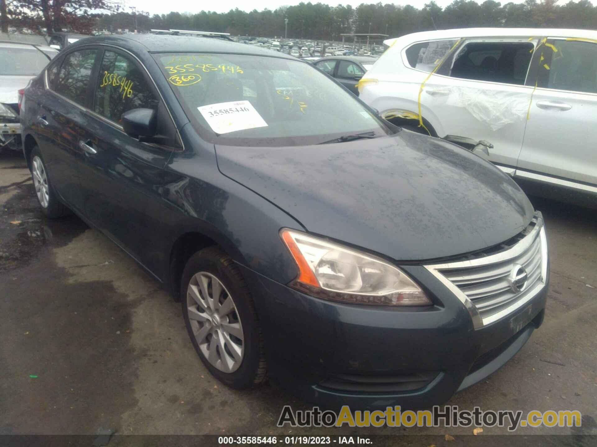 NISSAN SENTRA SR/SL/S/SV/FE+ S, 3N1AB7AP3FY291128