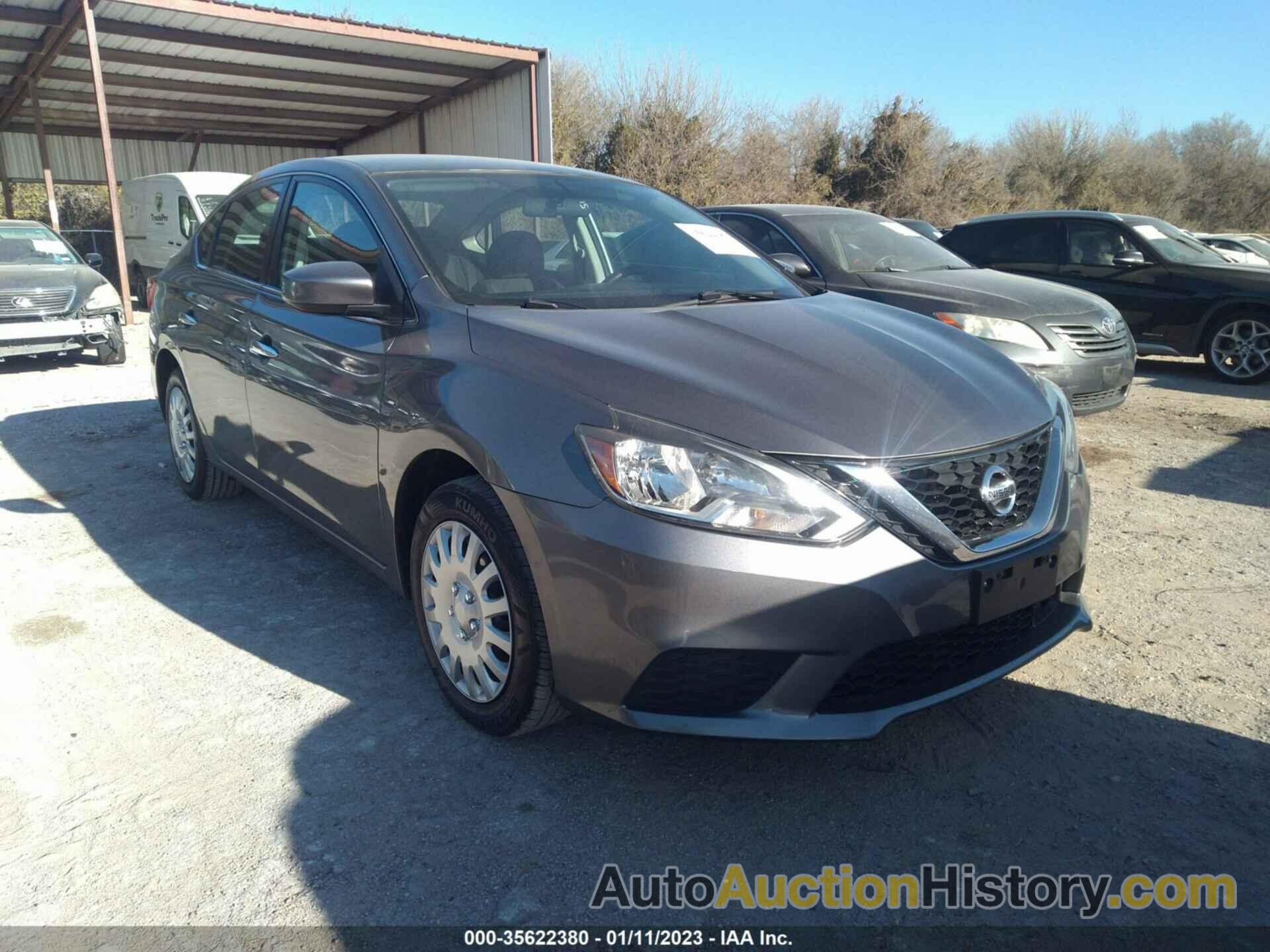 NISSAN SENTRA S, 3N1AB7AP2JY271803