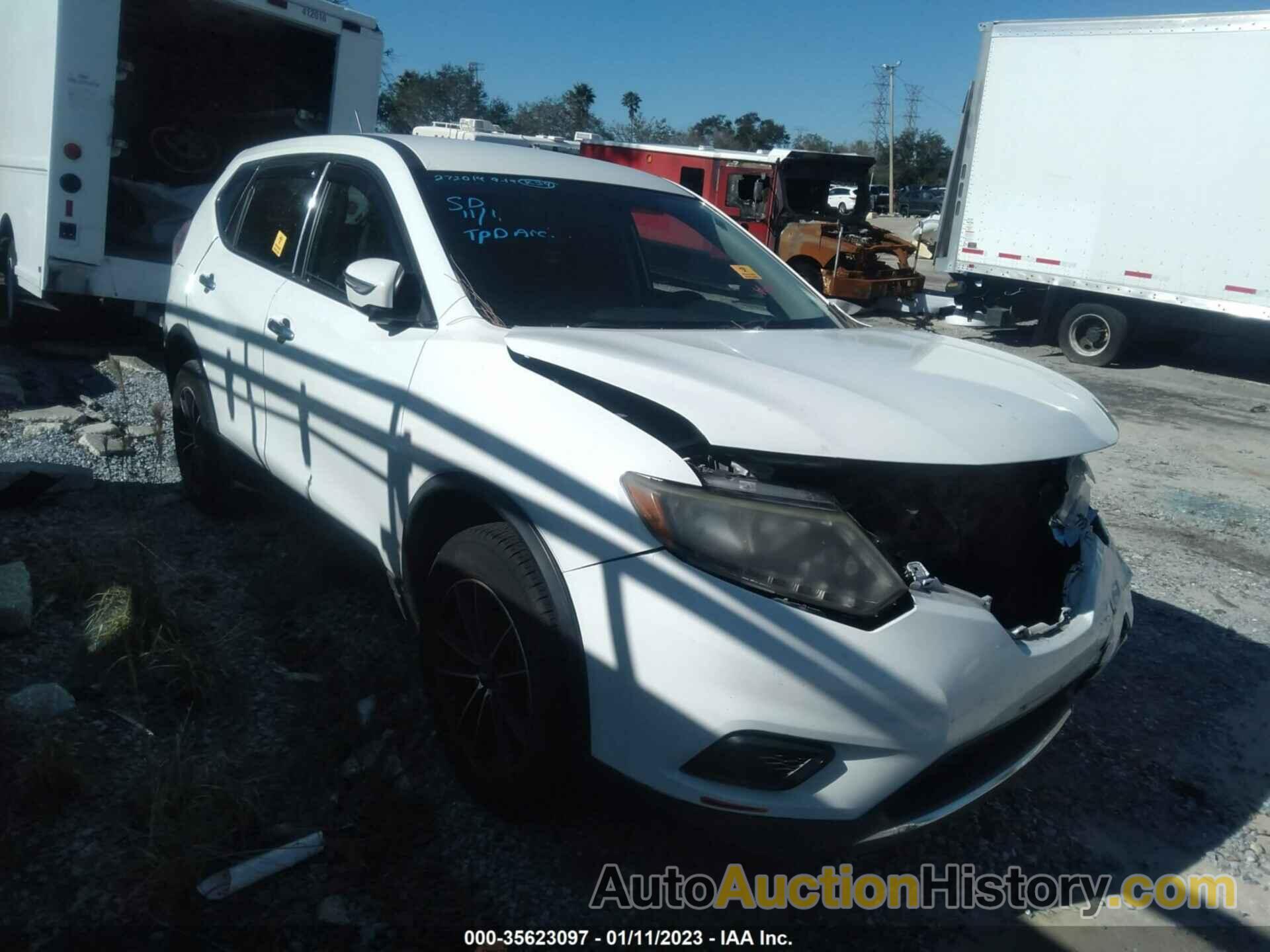 NISSAN ROGUE S, KNMAT2MVXFP569838