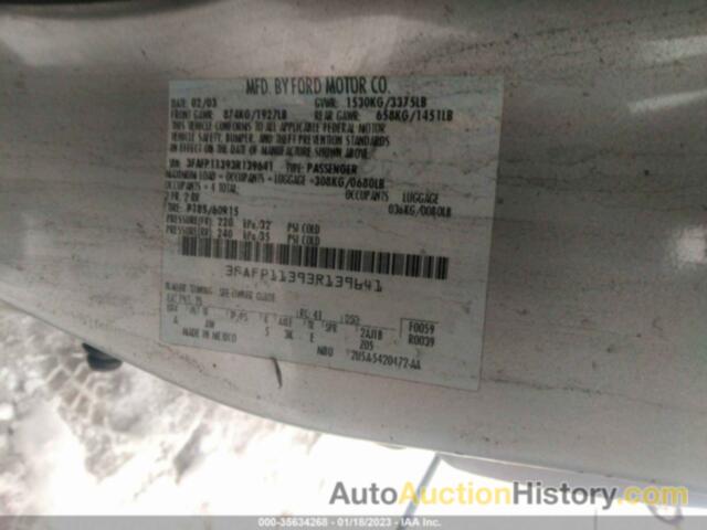 FORD ZX2, 3FAFP11393R139641