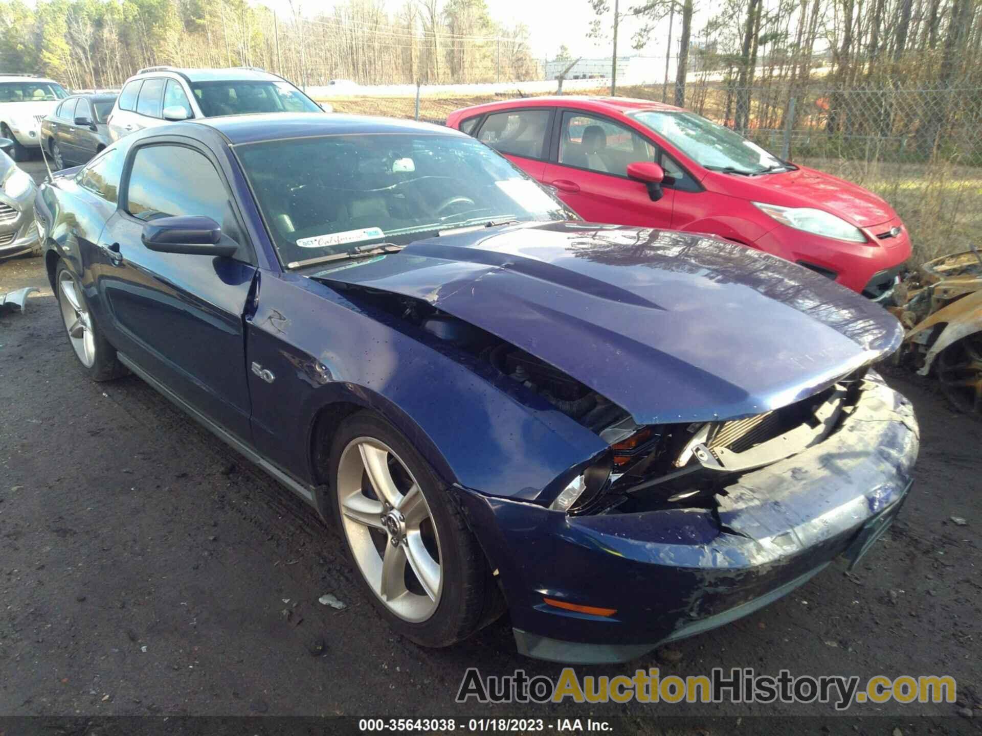 FORD MUSTANG GT, 1ZVBP8CF6B5137191